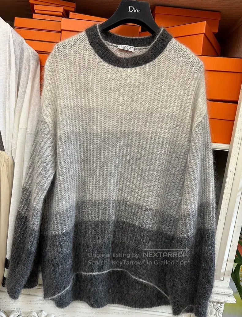 Brunello Cucinelli Mohair Knit Sweater