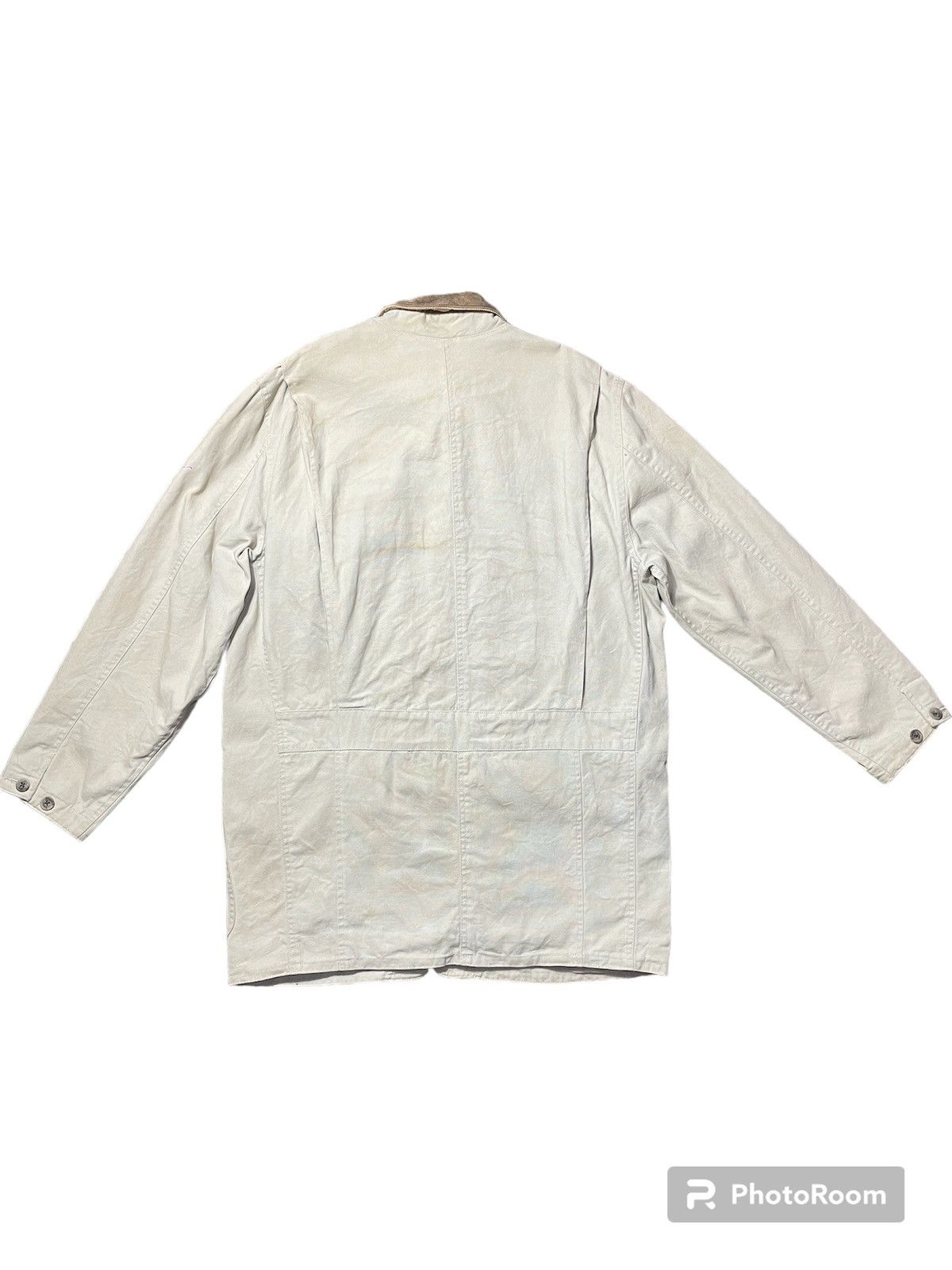 Banana Republic Wax Cotton Coat + Leather collar Banana Republic Size US S / EU 44-46 / 1 - 8 Thumbnail