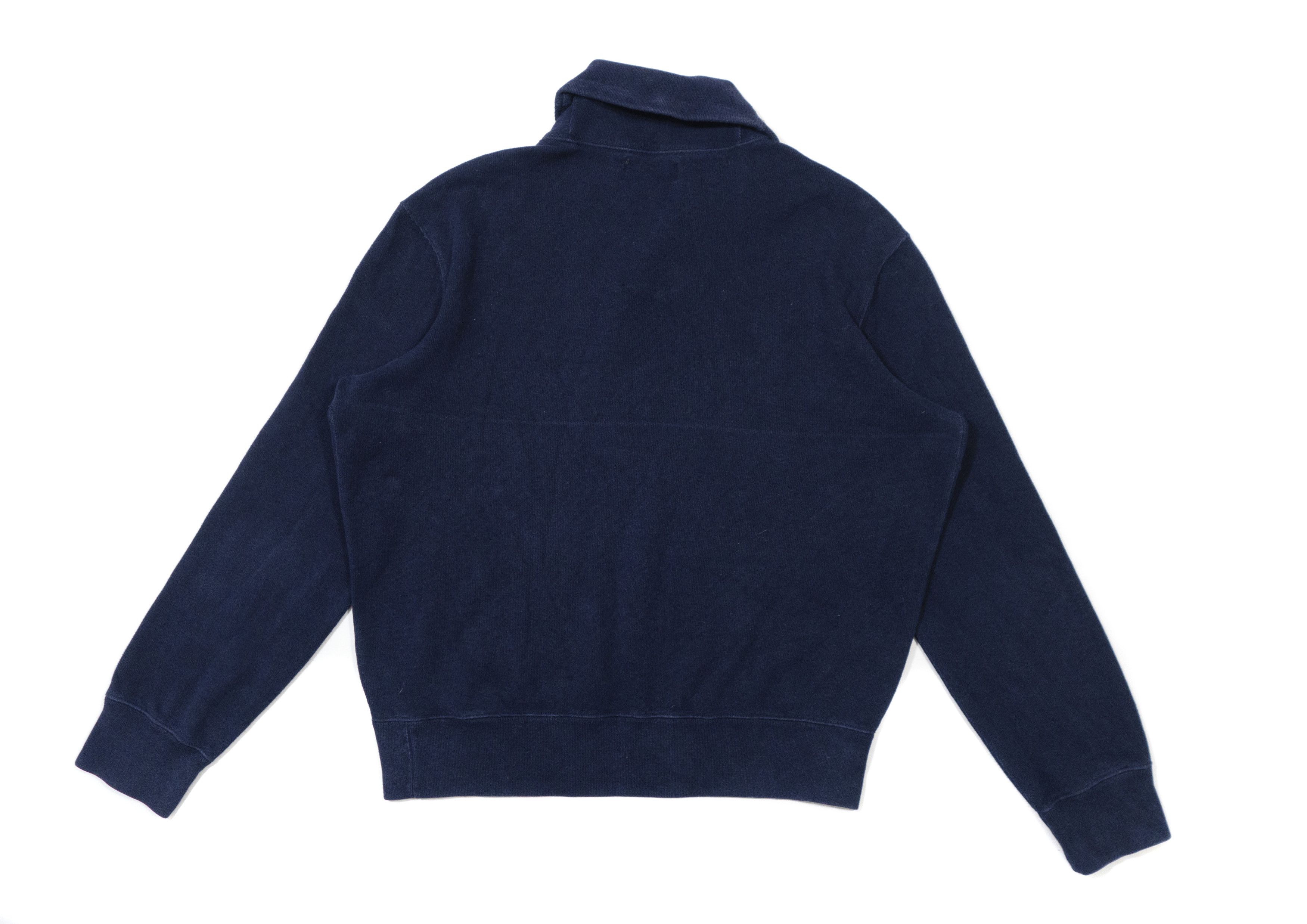 Polo Ralph Lauren Shawl Collar Pony Logo Sweatshirt 00s Size US L / EU 52-54 / 3 - 2 Thumbnail