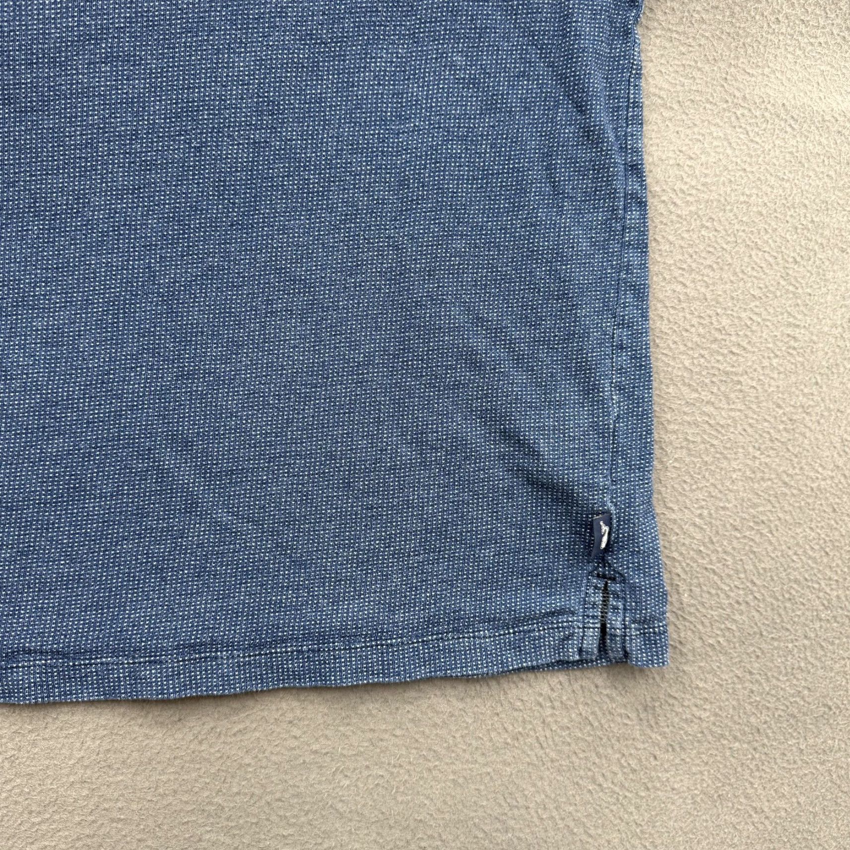 Vineyard Vines Vineyard Vines Polo Shirt Mens M Blue Textured Cotton Pocket Casual Golf Size US M / EU 48-50 / 2 - 7 Thumbnail