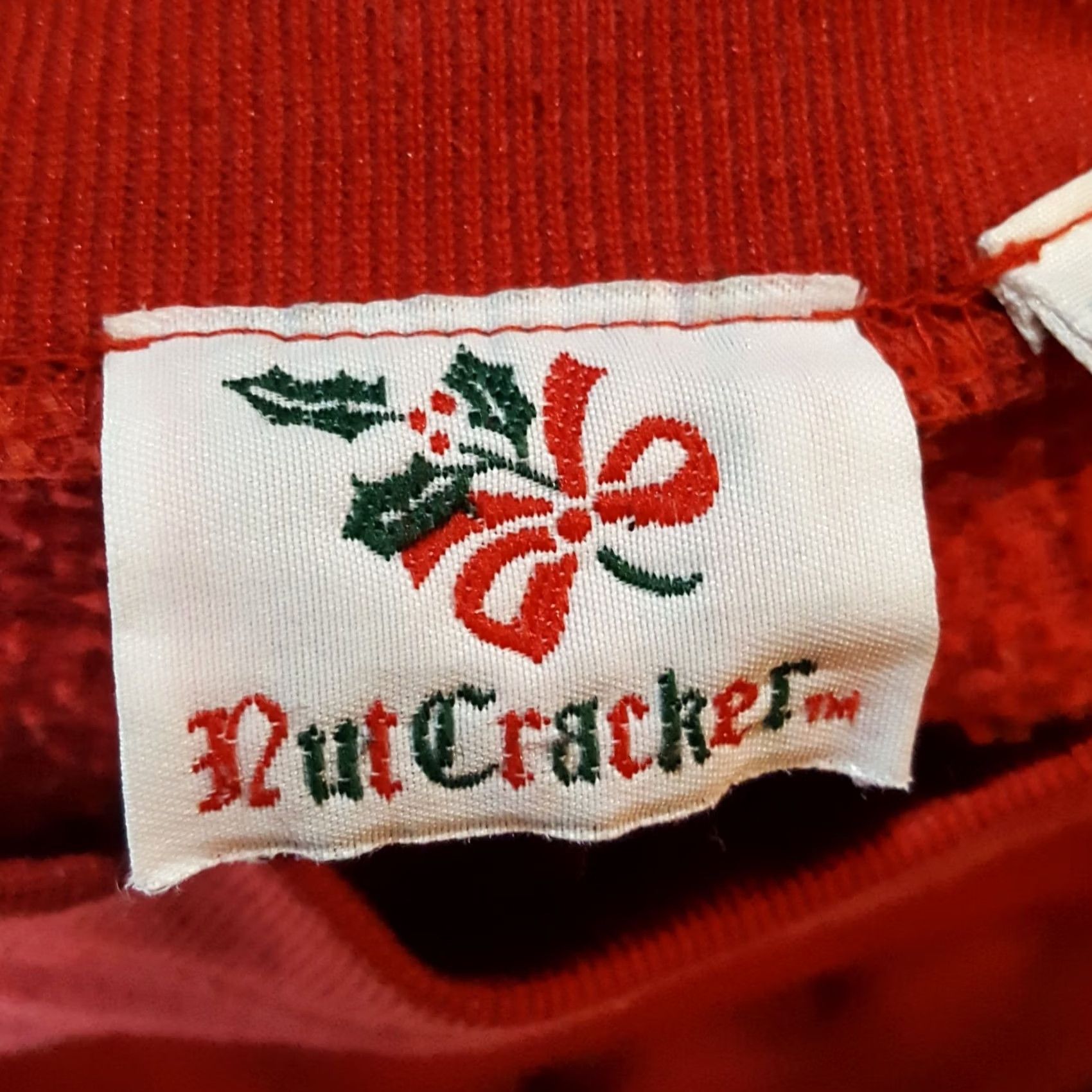 Etro VINTAGE Noel Christmas Women's Small Red Crewneck Sweatshirt Retro Pullover 90s Holiday Xmas Sweatshirt Size S / US 4 / IT 40 - 6 Thumbnail