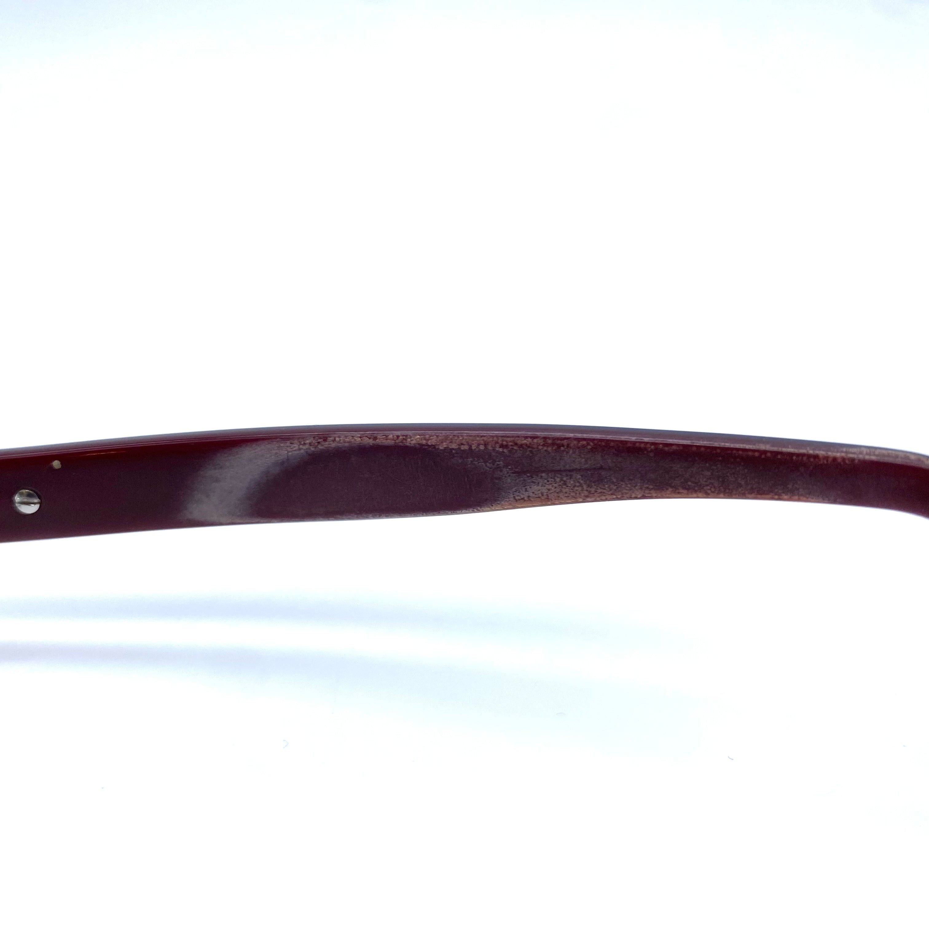 Gucci Gucci Eyewear Prescription Eye Glasses Wine Red Size ONE SIZE - 6 Thumbnail