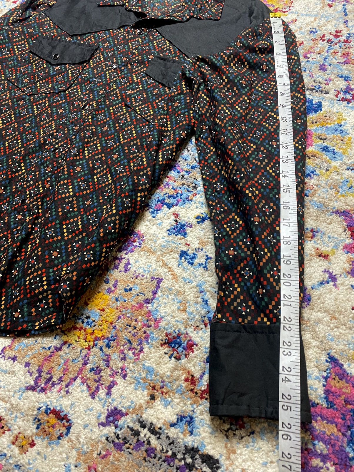 Japanese Brand × Vintage CLASSIC WESTERN COWBOY STYLE FLANNELS STONE STUDS SHIRTS Size US L / EU 52-54 / 3 - 11 Thumbnail