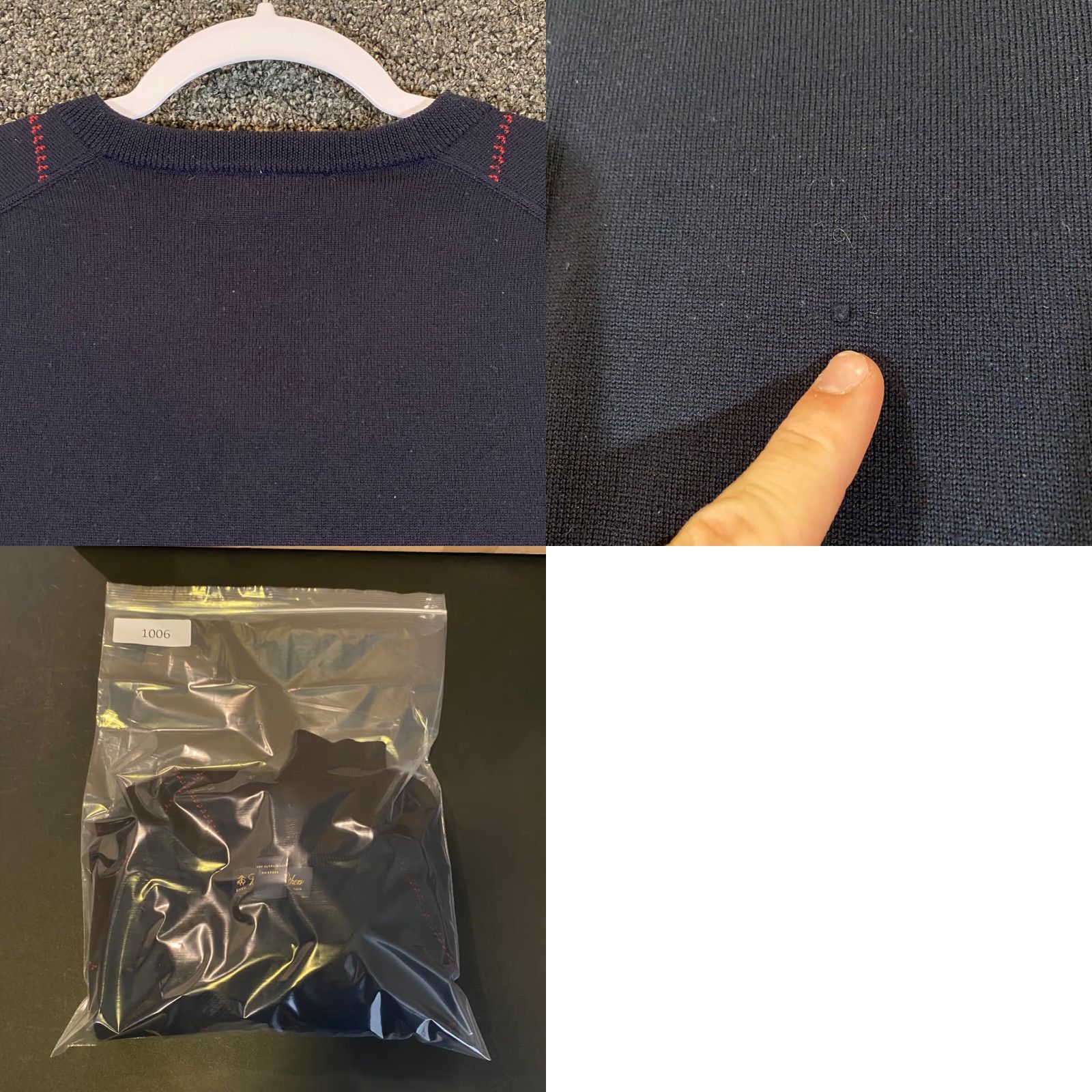 Brooks Brothers Vintage Brooks Brothers Sweater Men’s Medium Blue Argyle Merino Wool V-Neck Pullover Casual Formal Size US M / EU 48-50 / 2 - 8 Thumbnail