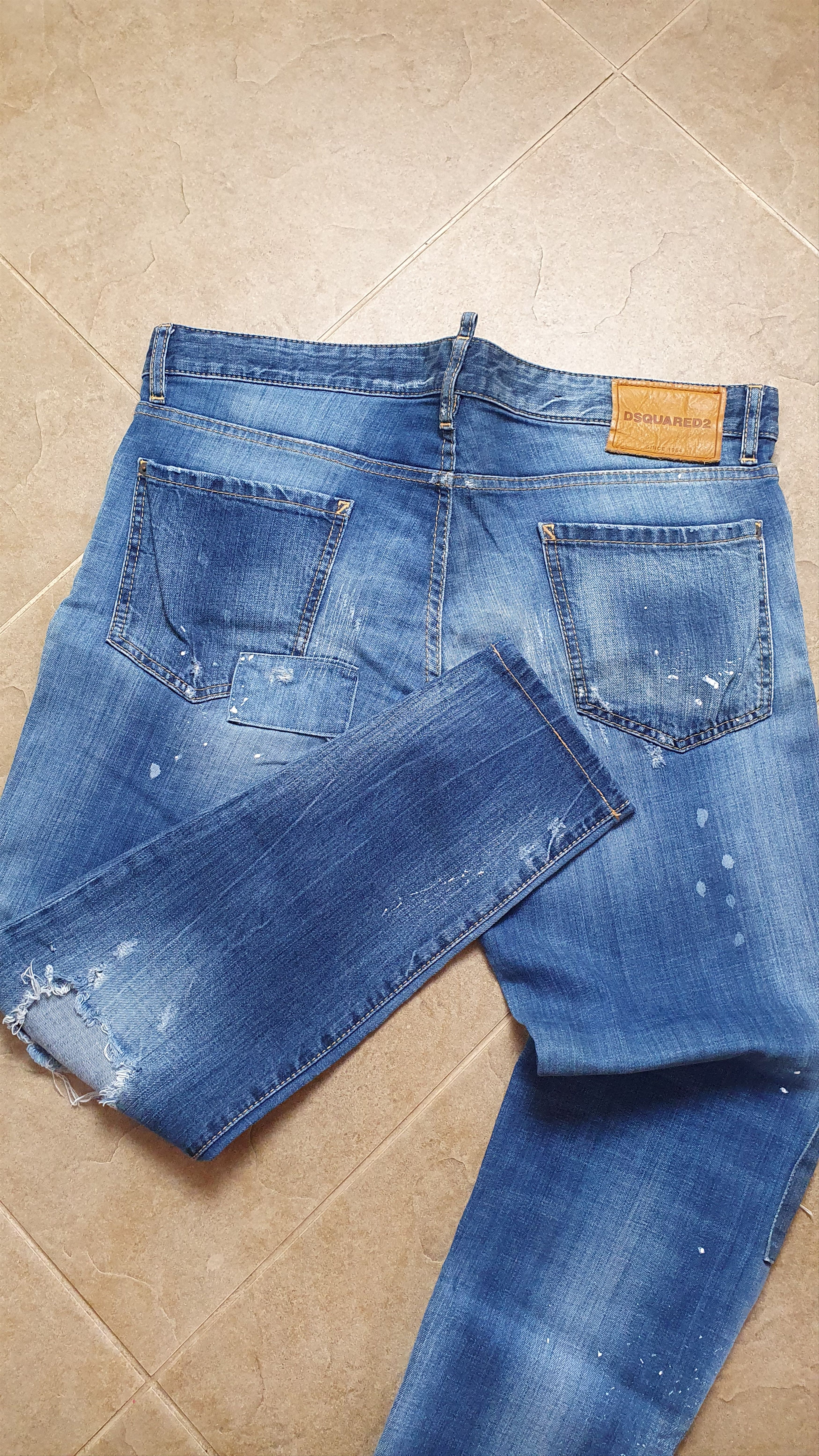 Dsquared2 Vintage men's Denim Dsquared2 Caten Brothers Rare Jeans Size US 36 / EU 52 - 10 Thumbnail