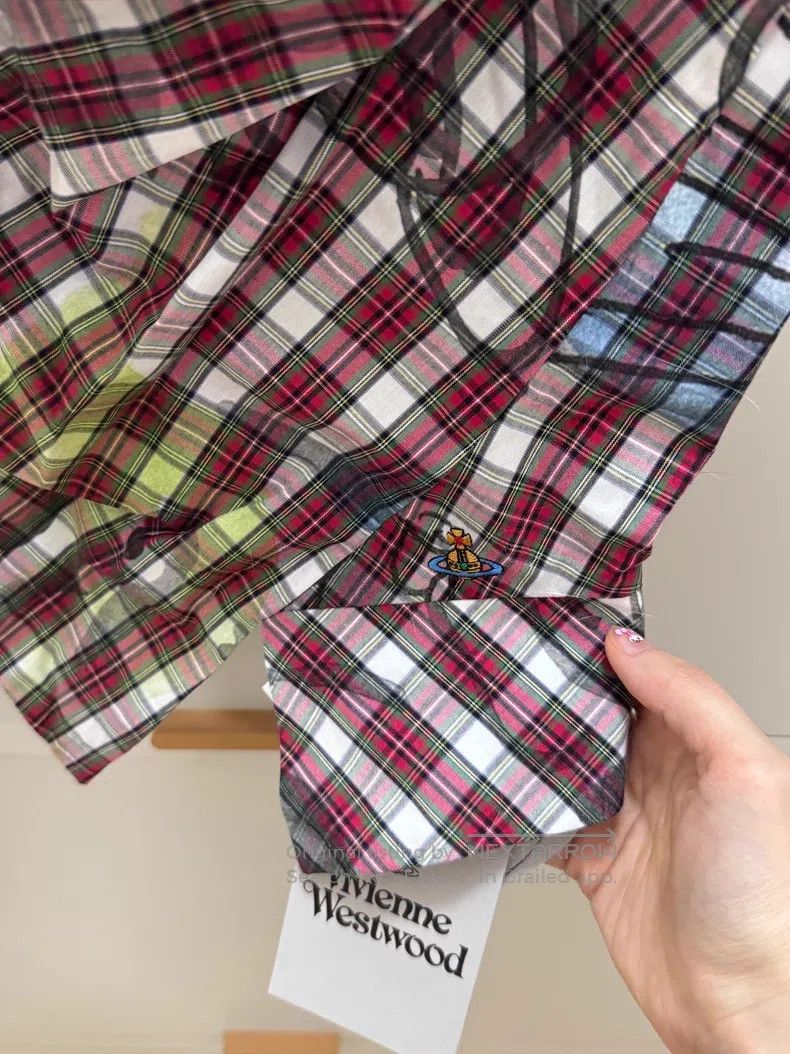 Vivienne Westwood Vivienne Westwood Red and white checkered vest Size S / US 4 / IT 40 - 3 Thumbnail