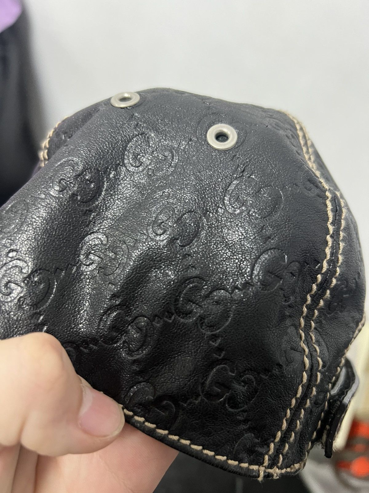 Gucci Vintage Gucci Cap Monogram Size ONE SIZE - 10 Thumbnail