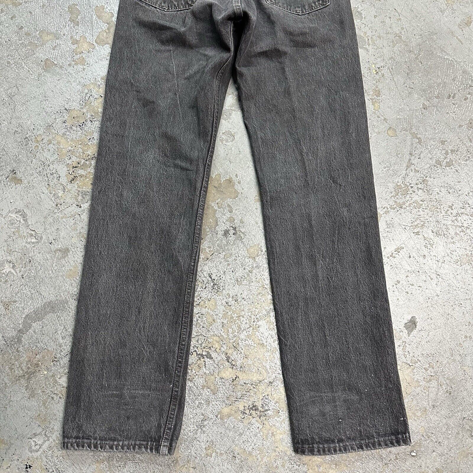 Levi's × Vintage Vintage 90s Levi’s 501 Faded Black Denim Jeans Size 33x34 Size US 33 - 7 Thumbnail