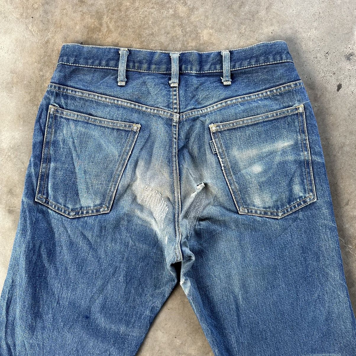 Japanese Brand Vintage Living Concept Talon 42 Faded Distressed Denim Jean Size US 30 / EU 46 - 12 Thumbnail