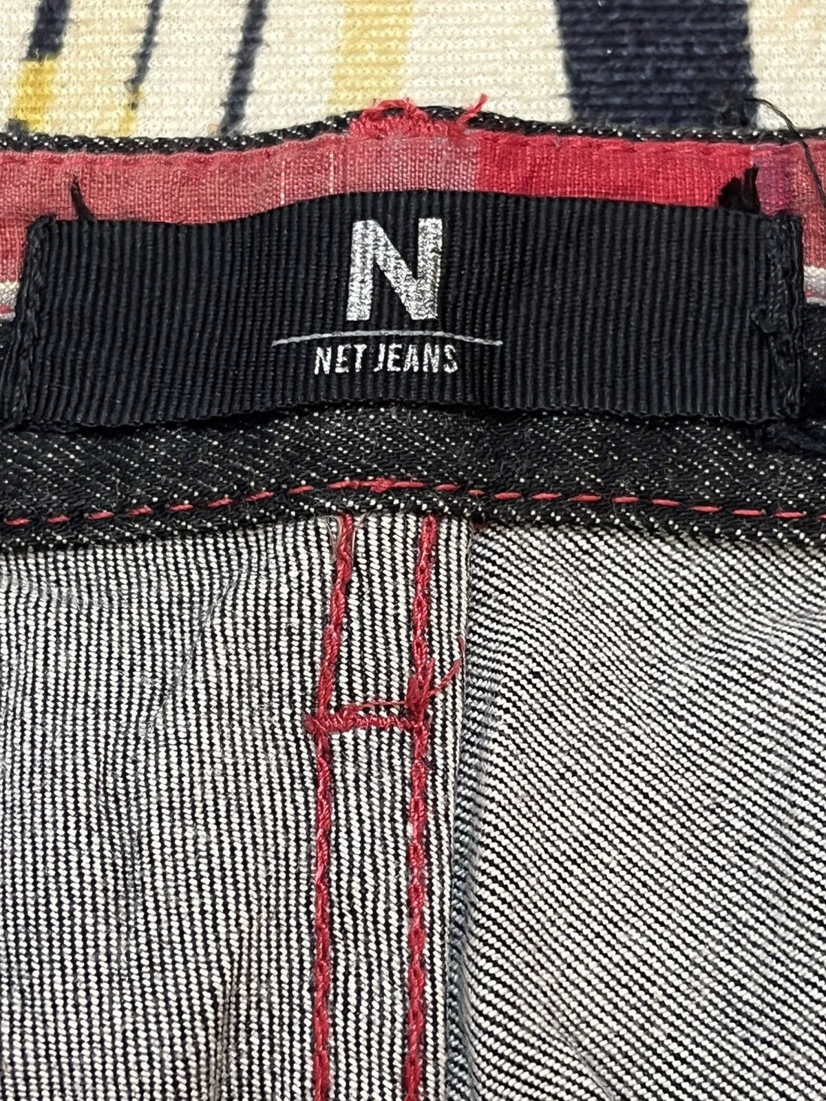 Japanese Brand × Vintage Vintage Net Jeans Unwashed Skater Denim Size US 34 / EU 50 - 9 Thumbnail