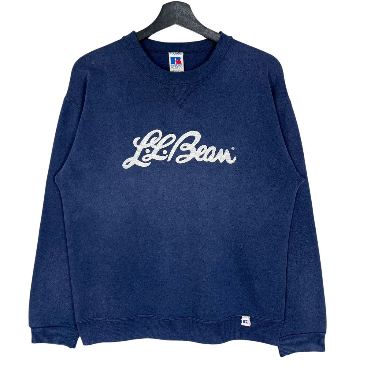 L.L. Bean × Vintage Vintage 90s LL Bean Spell Out Logo Sweatshirt Size US M / EU 48-50 / 2 - 1 Thumbnail