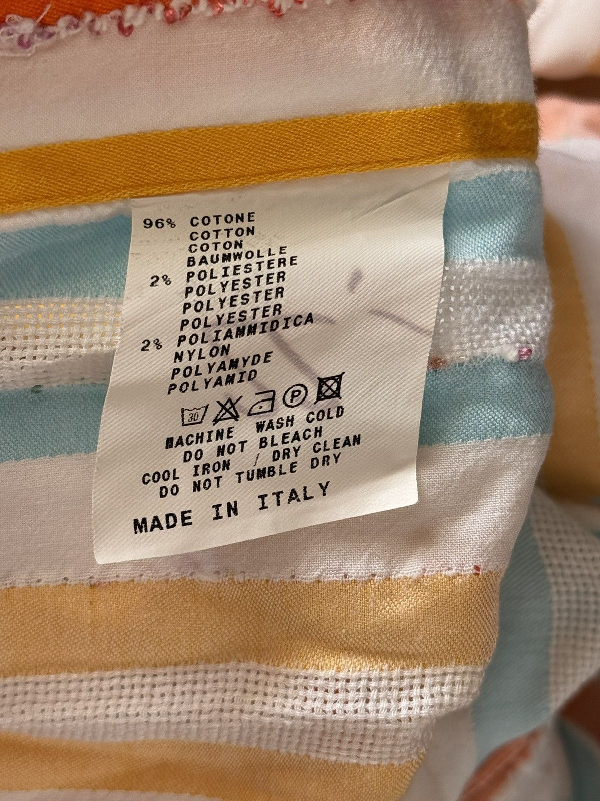 Etro × Vintage ETRO L striped multicolour shirt button up dress long sleeve Size US L / EU 52-54 / 3 - 10 Thumbnail