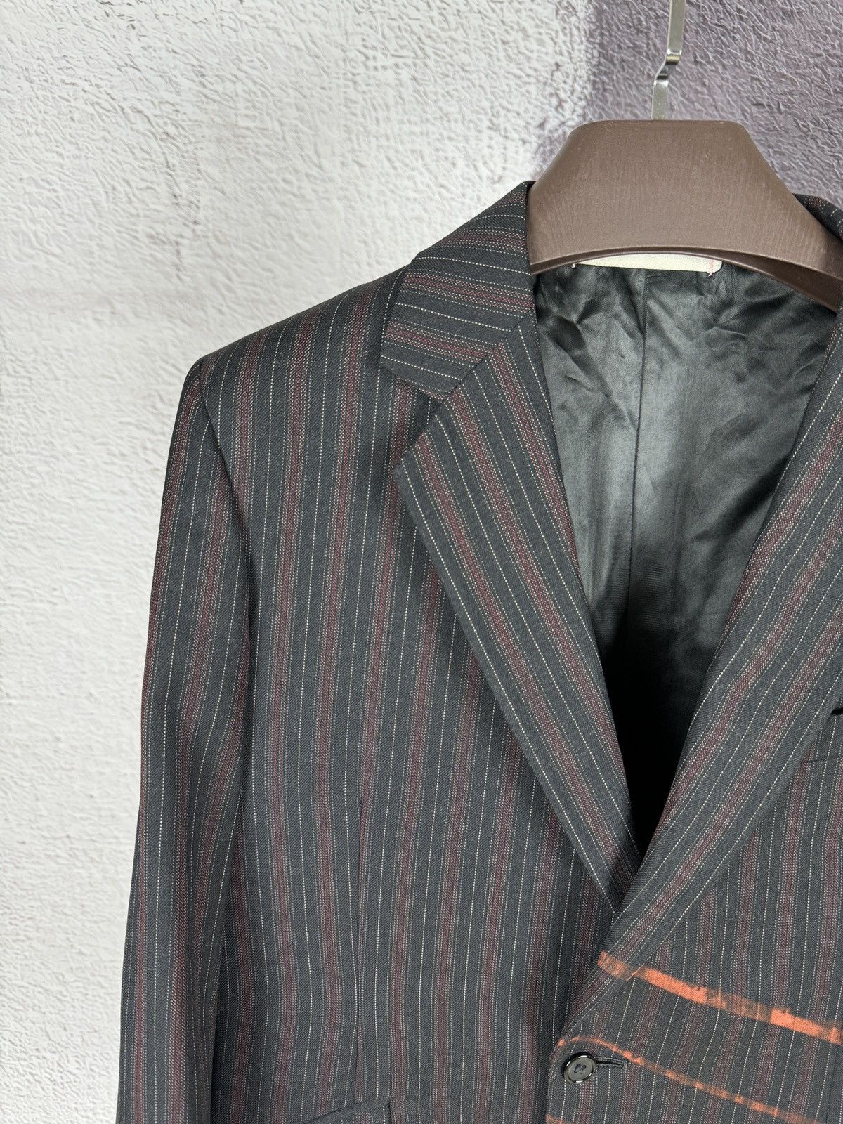 Other PseudoHero striped Custom Made striped draw painted blazer Size 42R - 5 Thumbnail