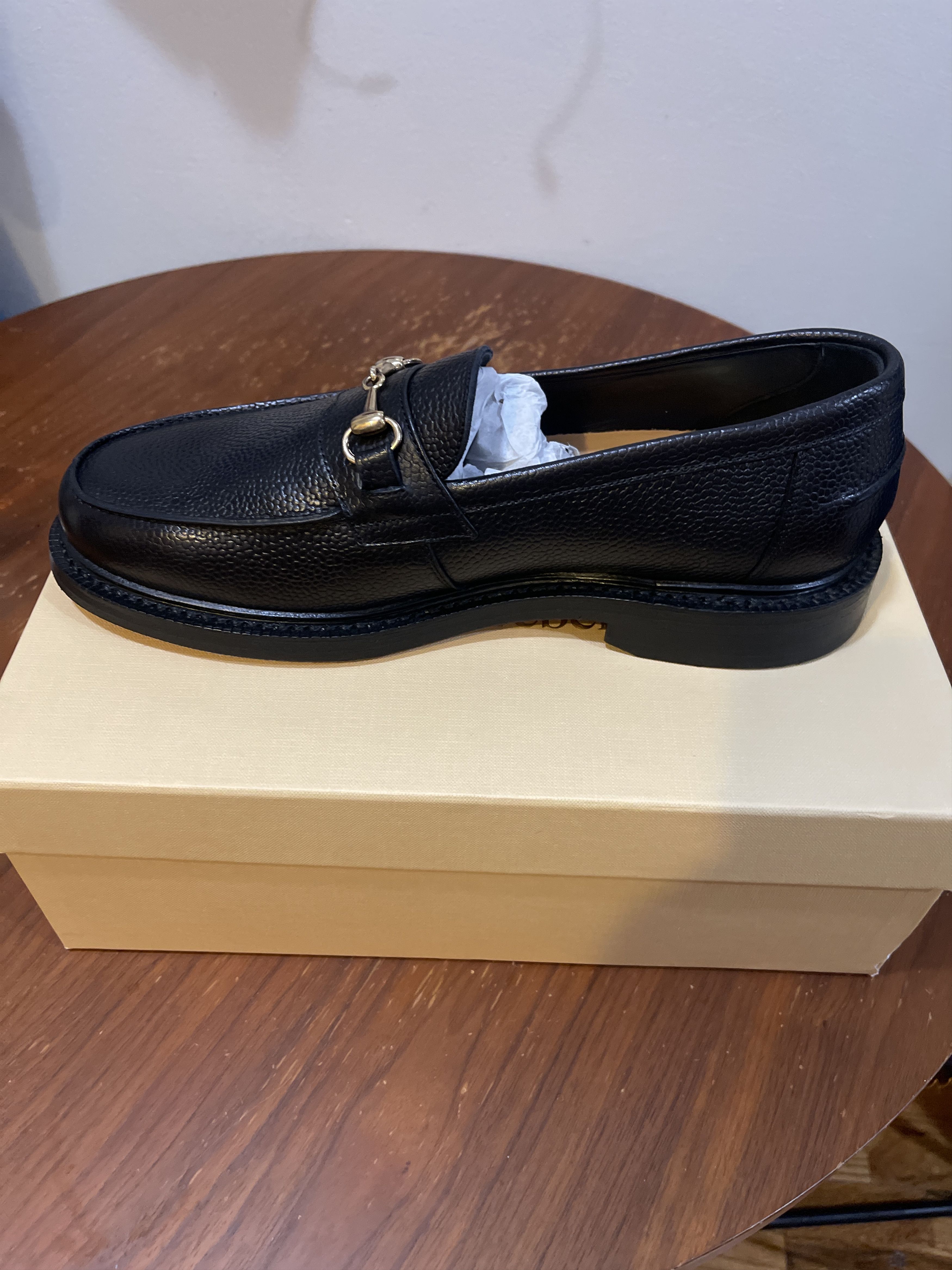 Blackstock & Weber The Mason Horse Bit Loafer, Onyx Size US 10.5 / EU 43-44 - 3 Thumbnail