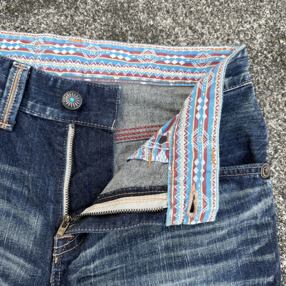 Edwin VINTAGE EDWIN FLARE DENIM FADED JEAN PANTS Size US 30 / EU 46 - 9 Thumbnail