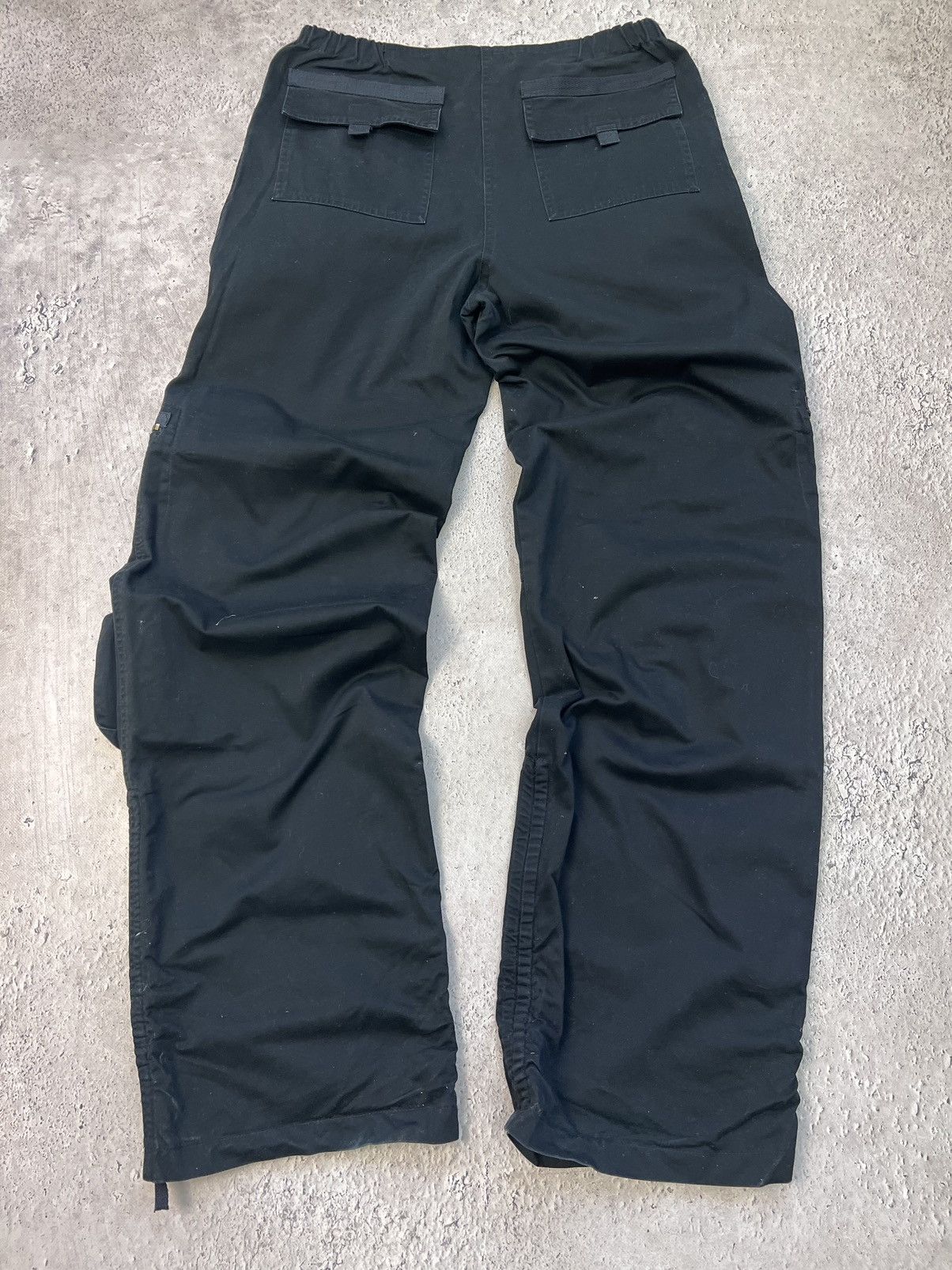 Japanese Brand × Junya Watanabe Y2K Vintage Streetwear black Camo Cargo Baggy Jeans sh Size US 31 - 8 Thumbnail