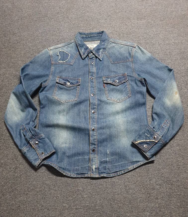 JACKROSE Jack Rose distressed western Japanese shirt Size US M / EU 48-50 / 2 - 6 Thumbnail