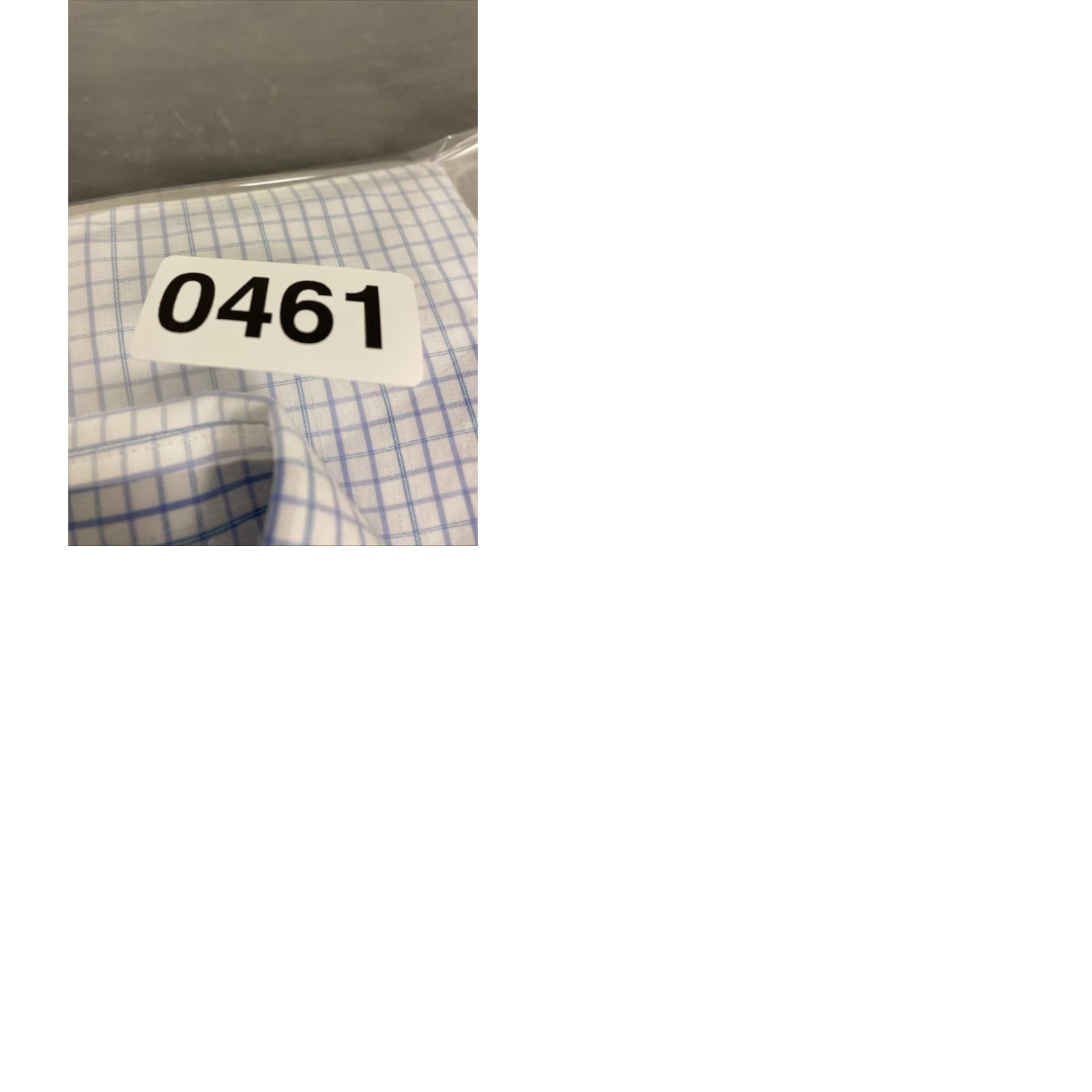 David Donahue David Donahue Dress Shirt Men 15.5 Slim 34/35 White Blue Check Long Sleeve Button Collared Shirt /0461 Size 42R - 9 Thumbnail