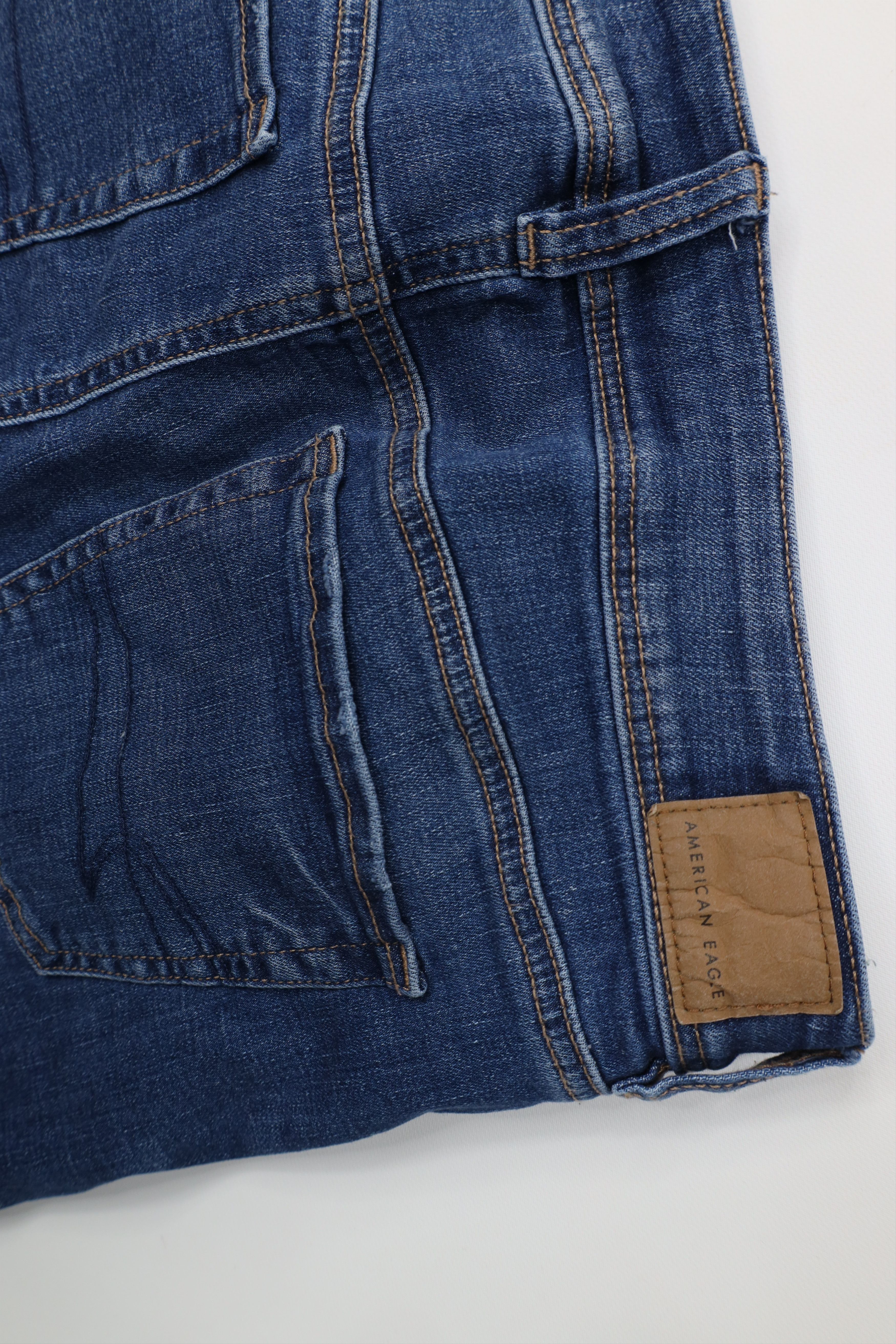 American Eagle Outfitters Vintage Y2K American Eagle Stretch Boot Cut Wide Leg Jeans Size 34" / US 12 / IT 48 - 14 Thumbnail