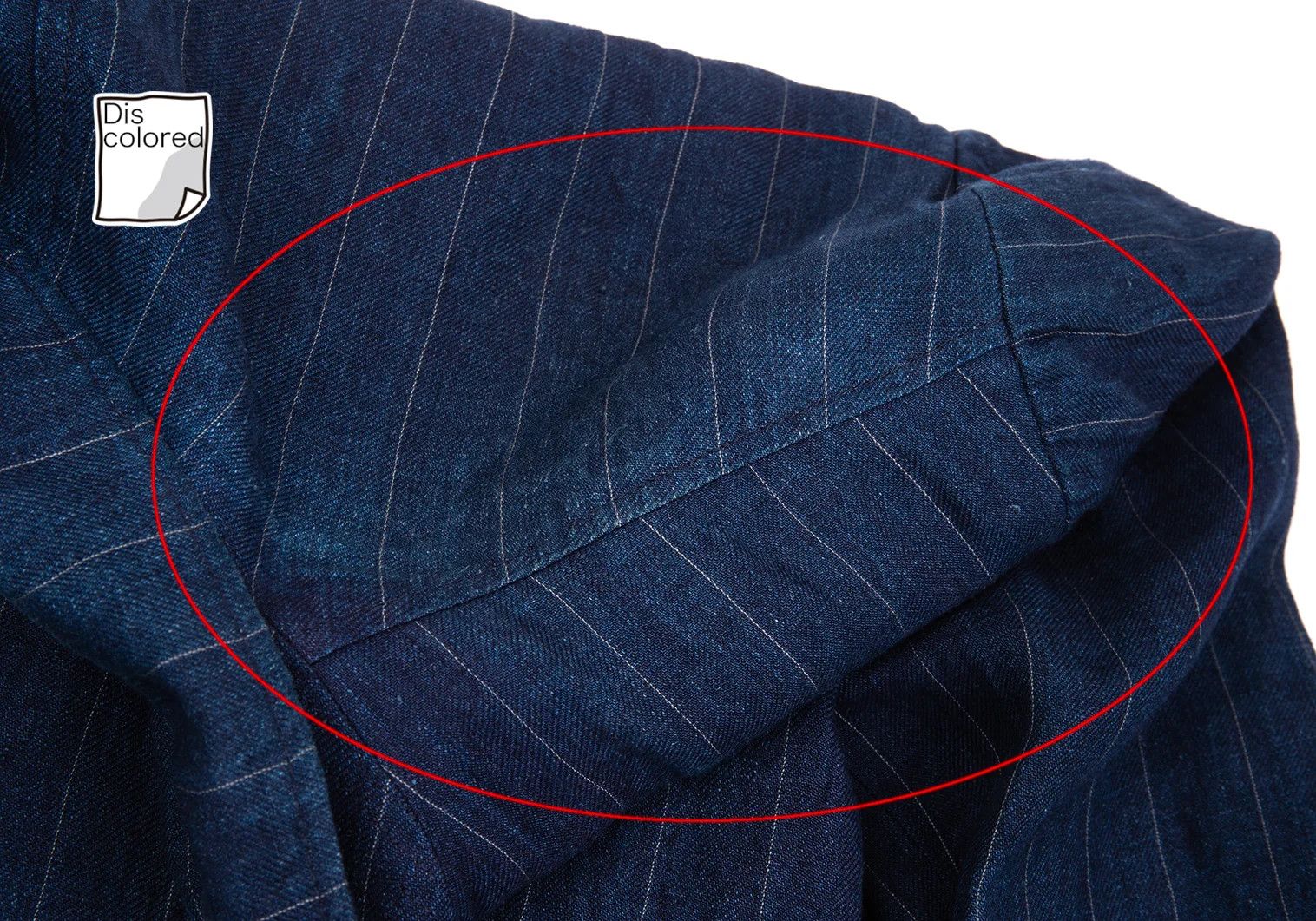 Yohji Yamamoto Yohji Yamamoto Indigo Dyed Linen Stripe Jacket Size US M / EU 48-50 / 2 - 6 Thumbnail