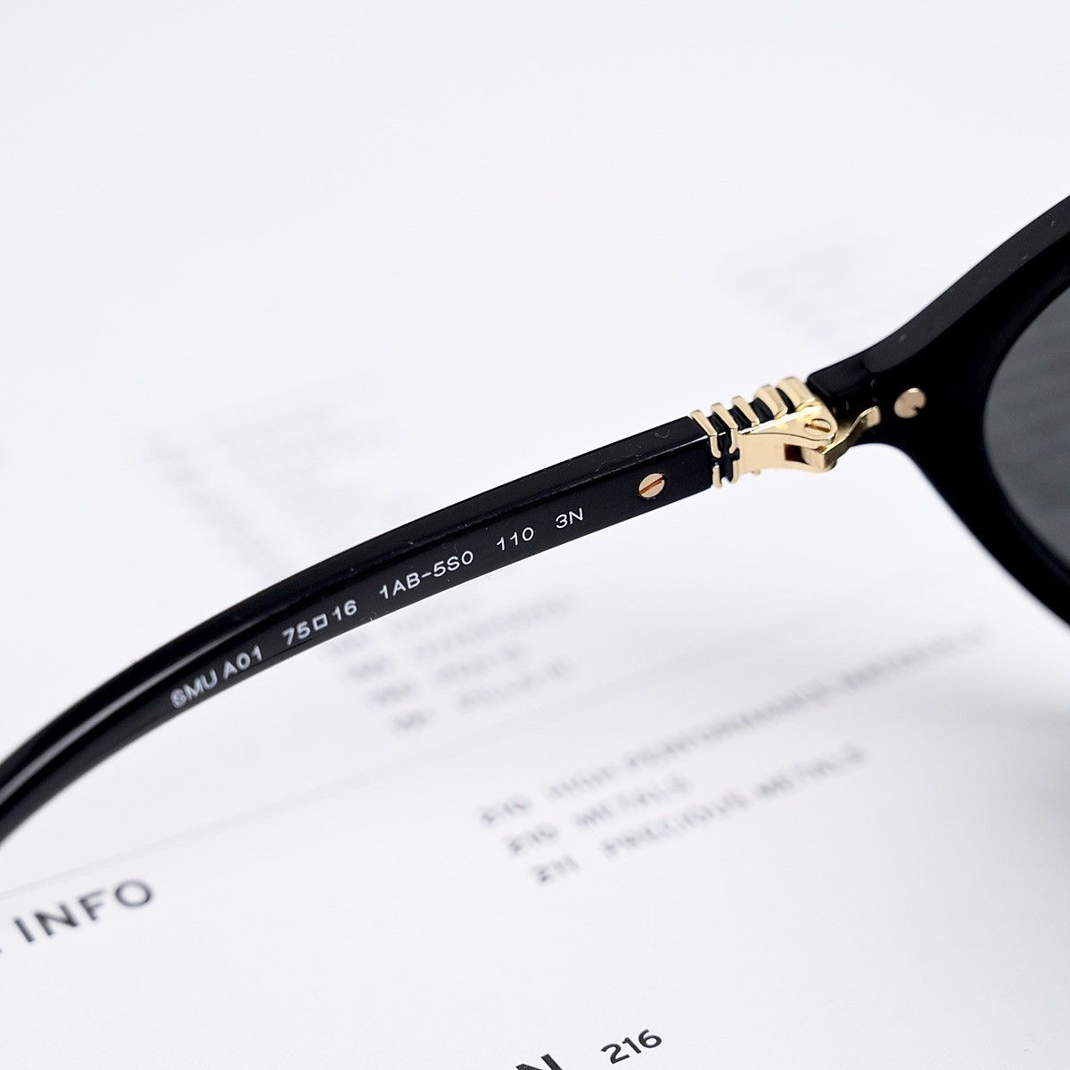 Miu Miu MIU MIU 0MU A01S 1AB5S0 SUNGLASSES Size ONE SIZE - 6 Thumbnail
