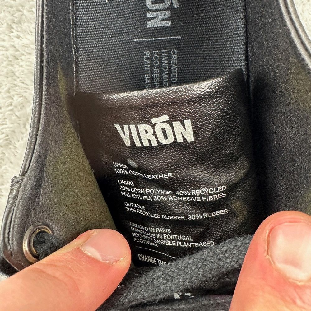 VIRON Viron 1968 Black Shoes Men’s Size 41 EU Size US 8 / EU 41 - 3 Thumbnail