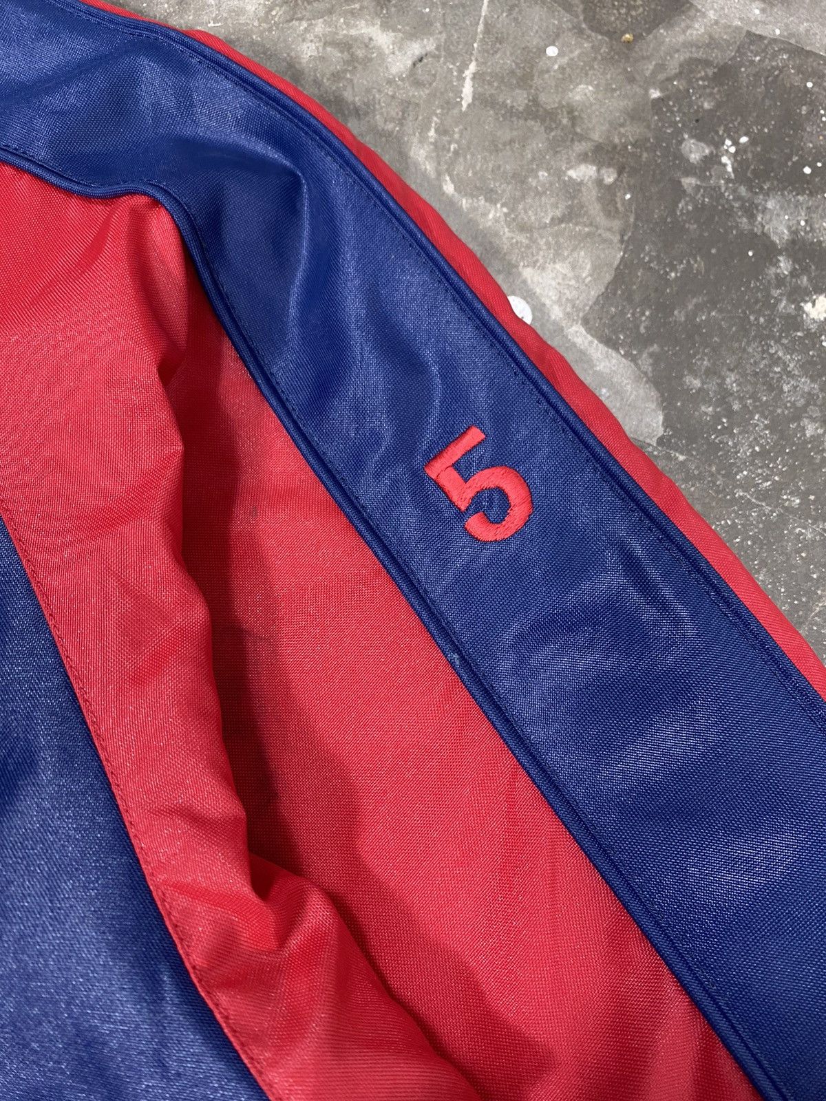 Descente × Vintage A12 🇯🇵 Rare - Vintage The Best by Descente Varsity Jacket Size US L / EU 52-54 / 3 - 8 Thumbnail