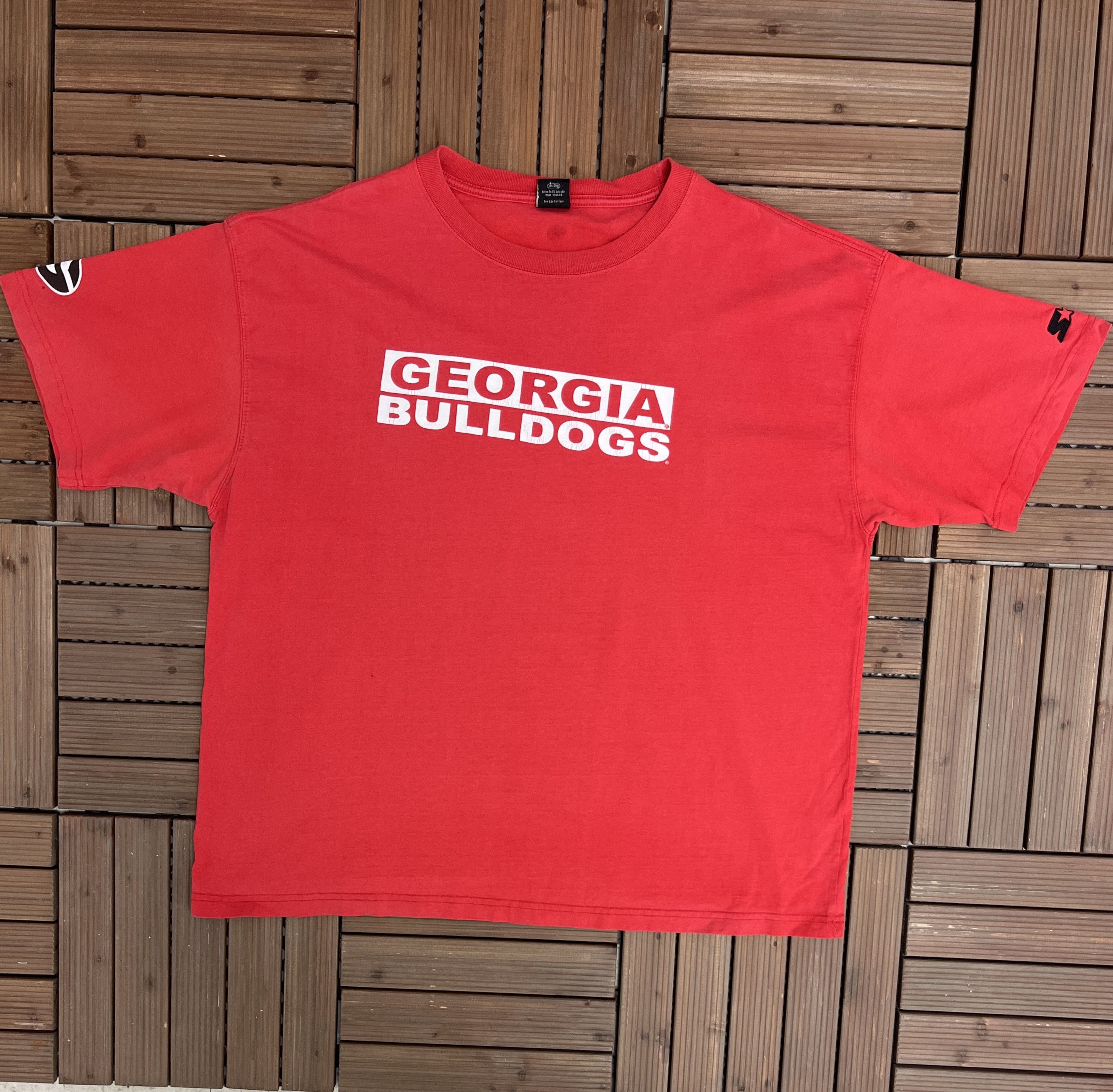 Starter × Vintage Georgia Bulldogs Vintage Red Starter T-Shirt Tee Size US XXL / EU 58 / 5 - 1 Thumbnail