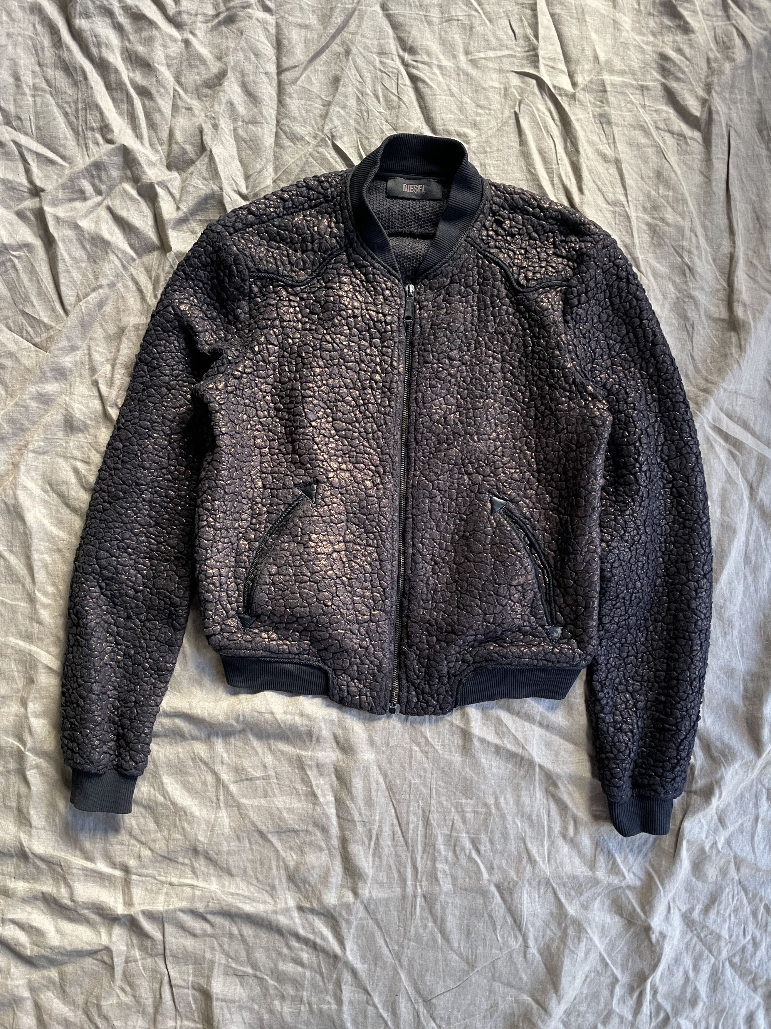 Diesel Black Gold Diesel Black Gold Bomber Jacket 7958AC Size S / US 4 / IT 40 - 1 Thumbnail
