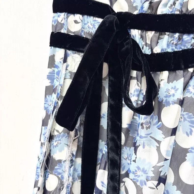Comme des Garcons Comme Des Garcons size M Goose Down Ribbon Floral Wrap Ski Size 22" - 5 Thumbnail