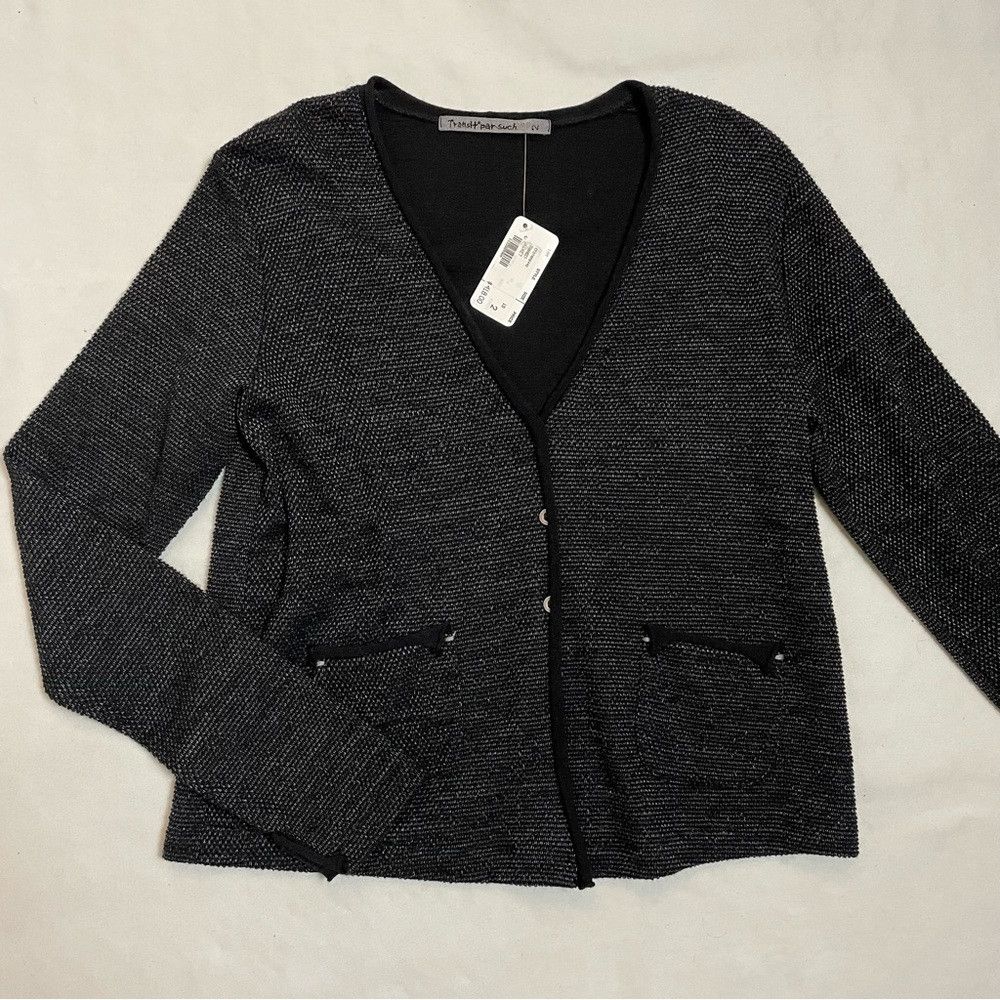 Transit NWT New $418 Transit Par-Such Wool Knit Cardigan Size S Mad Size S / US 4 / IT 40 - 9 Thumbnail