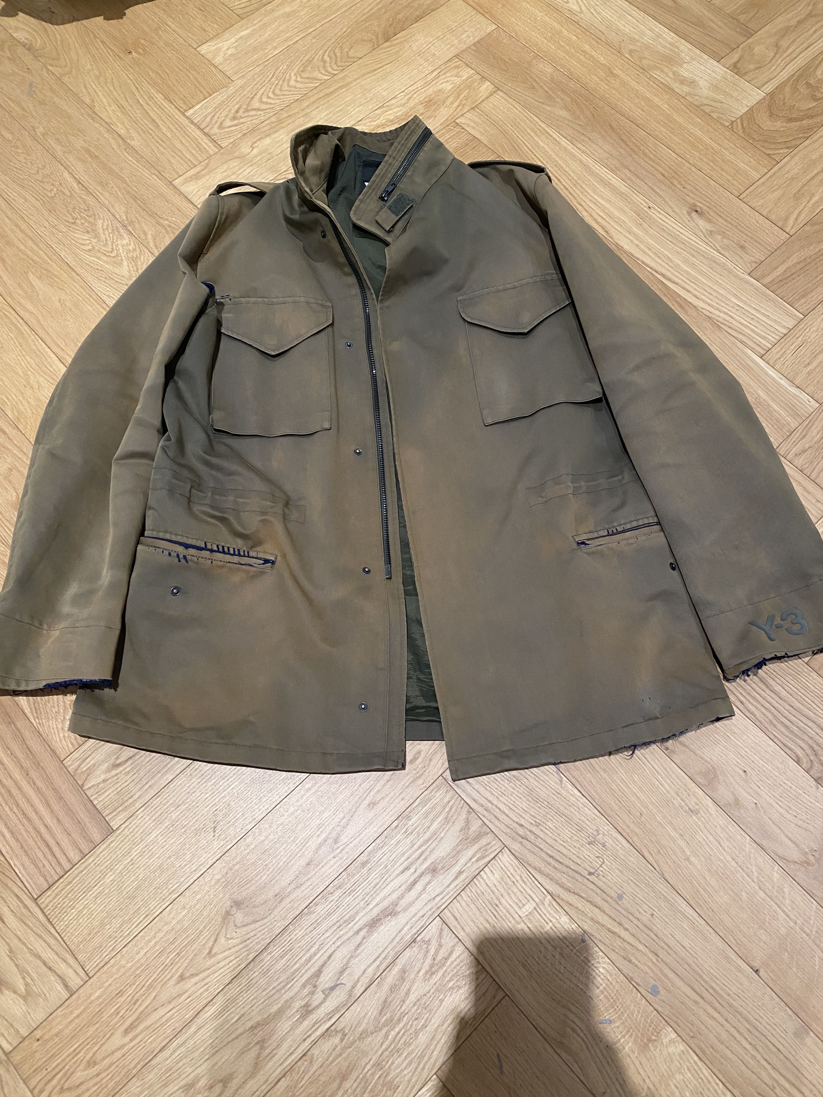Yohji Yamamoto RARE Vintage 2015 Y3 Adidas Military Green Jacket Size US XL / EU 56 / 4 - 1 Thumbnail