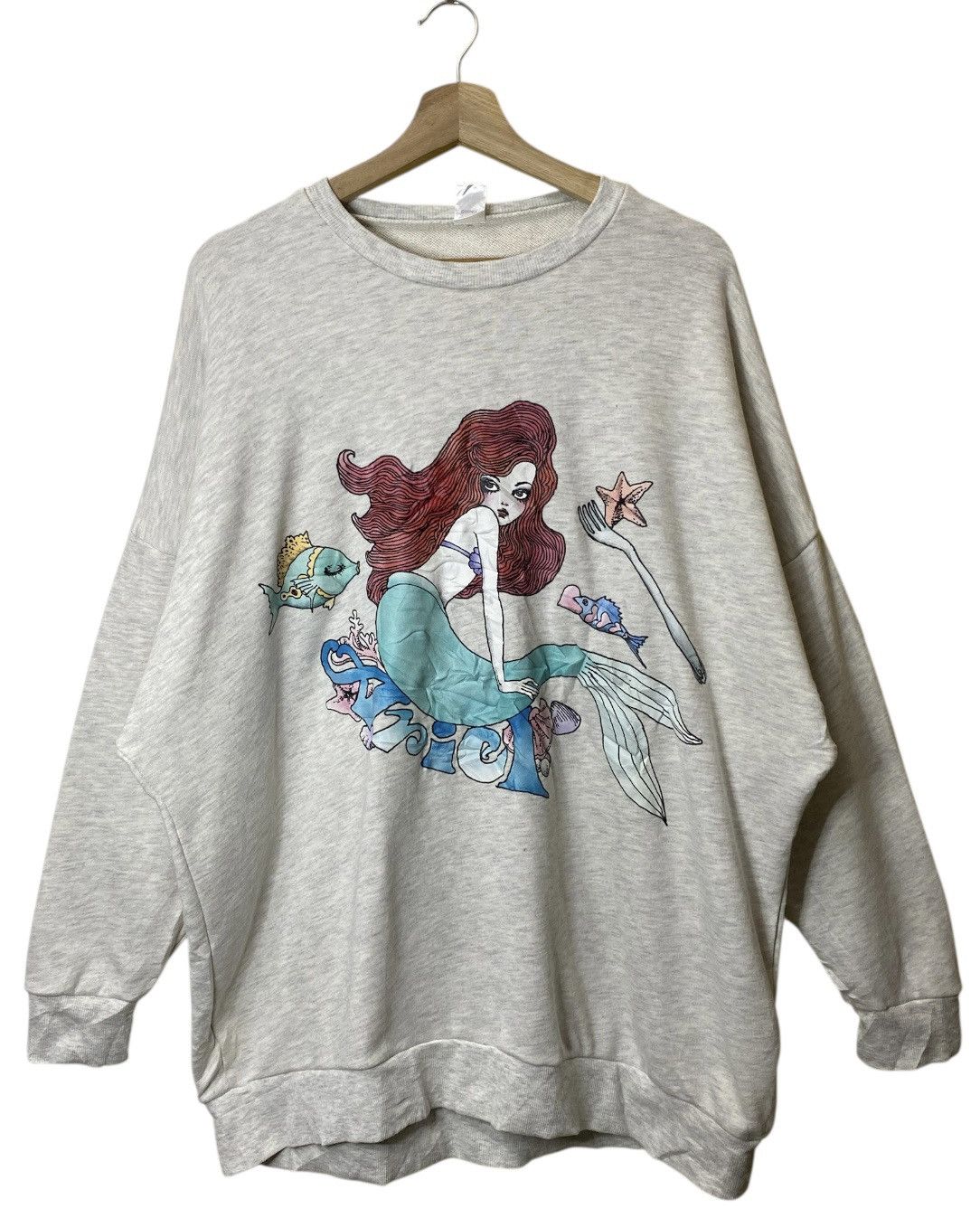 Disney Disney Mermaid Sweatshirt Crewneck Size US L / EU 52-54 / 3 - 1 Thumbnail