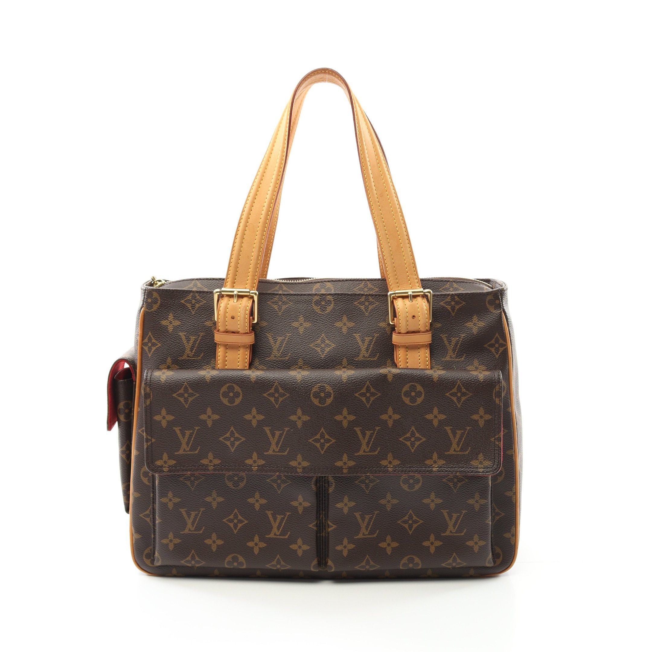 Louis Vuitton Louis Vuitton Multi-Priest Monogram Handbag Leather Brown Size ONE SIZE - 1 Thumbnail