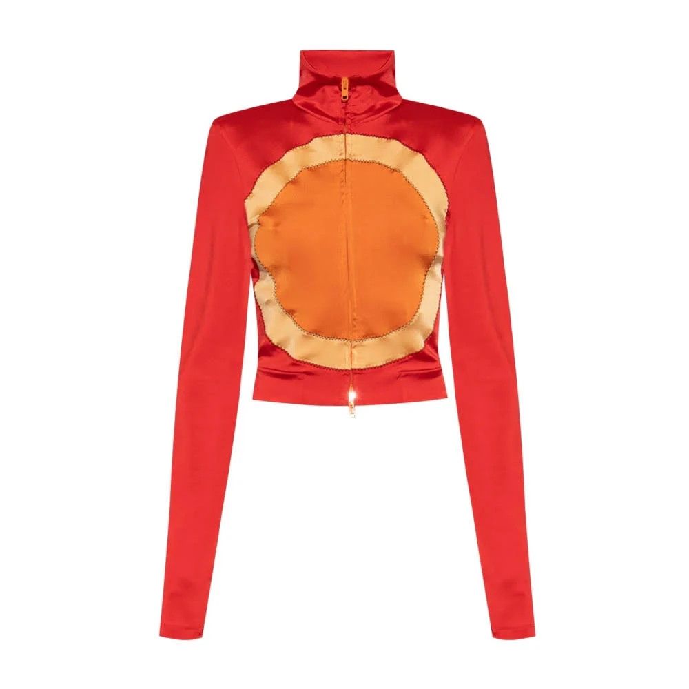 Marni o1srvl11e0624 Neck Jacket in Red Size XS / US 0-2 / IT 36-38 - 1 Thumbnail
