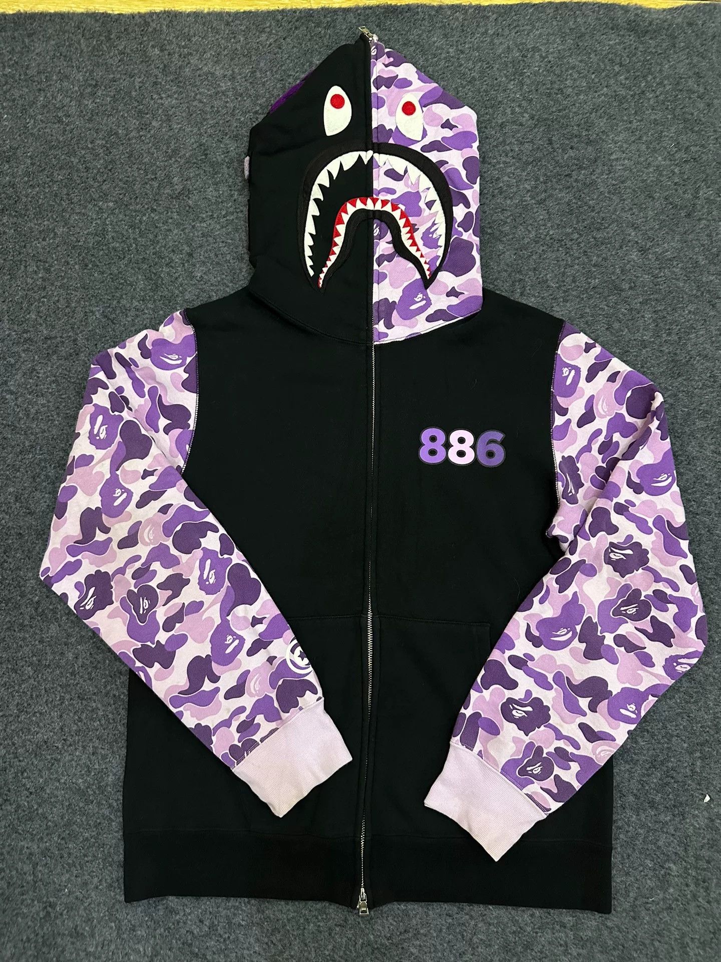 Bape Bape Multi Shark Sweatshirt Pullover Size US XL / EU 56 / 4 - 1 Thumbnail