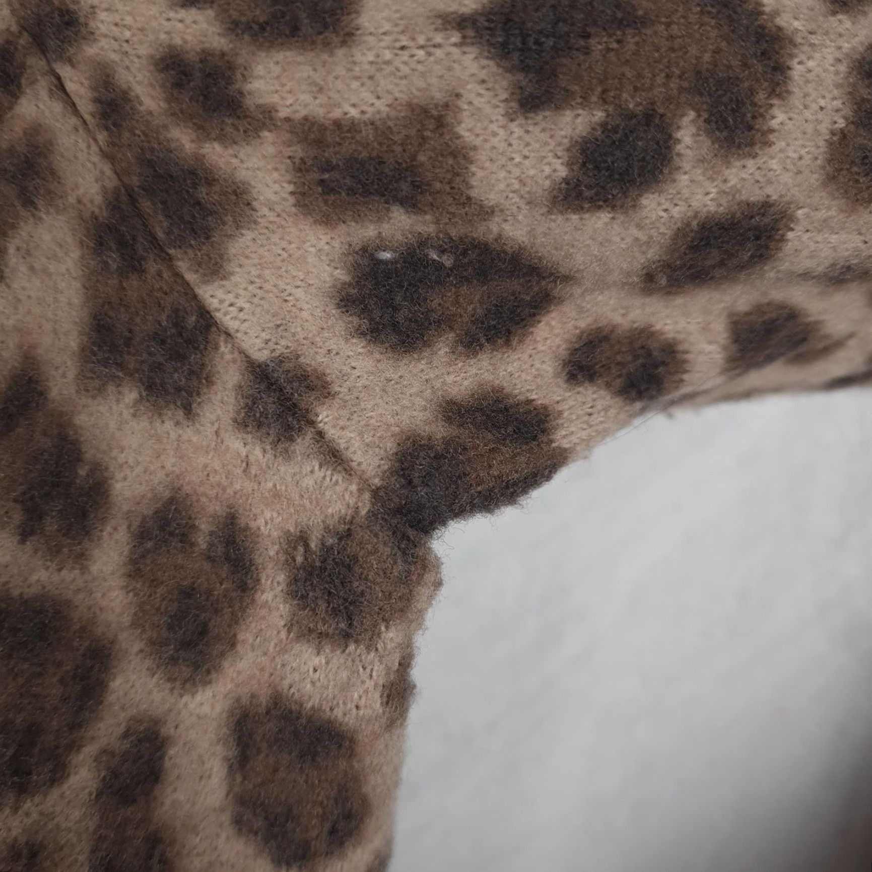 Talbots Talbots Blazer Women's Large Brown Leopard Print 100% Merino Wool Jacket Tailored Size L / US 10 / IT 46 - 5 Thumbnail