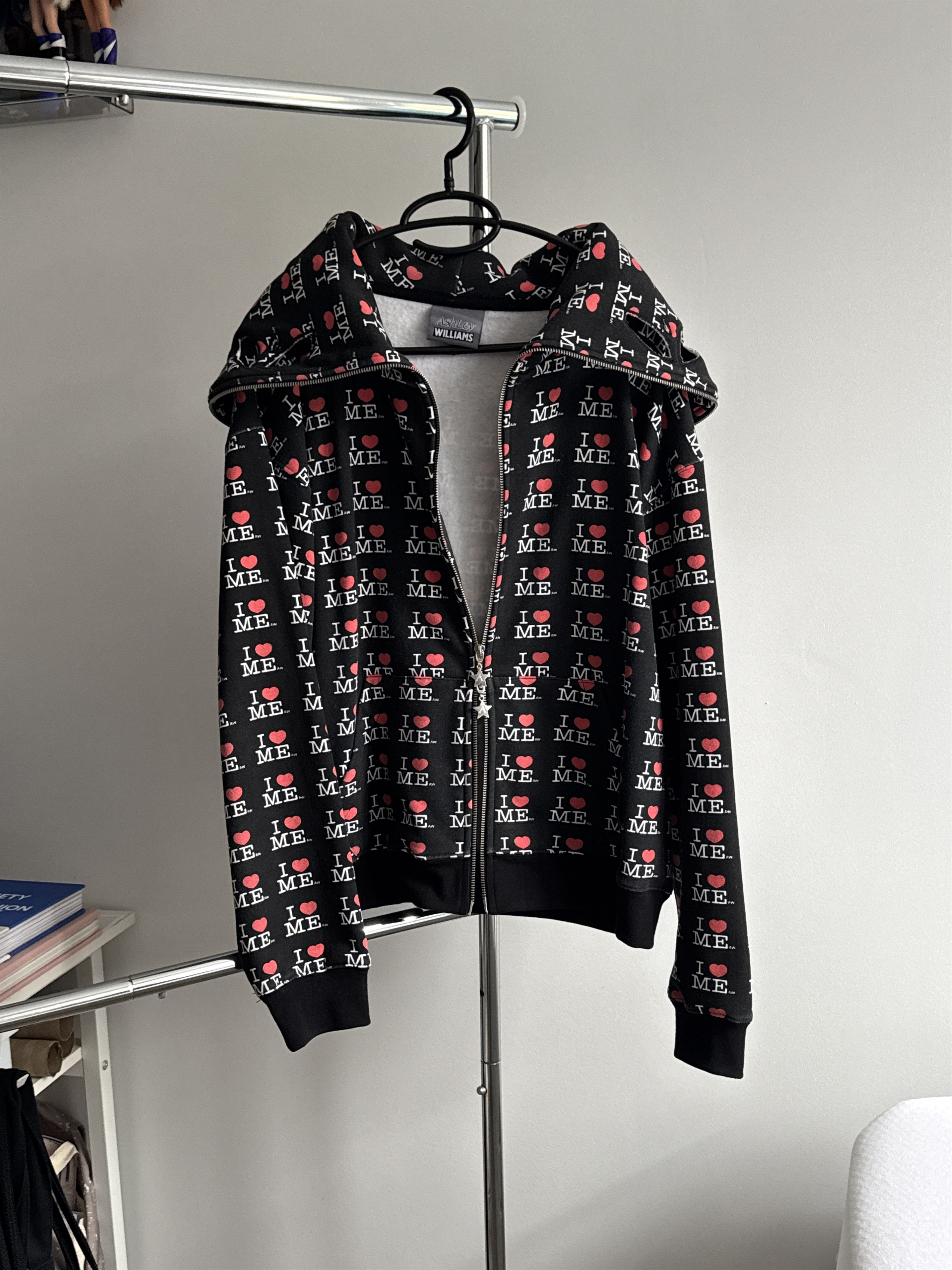 Ashley Williams Ashley Williams I Heart Me Butterfly Zip-Up Jacket Hoodie Size M / US 6-8 / IT 42-44 - 1 Thumbnail