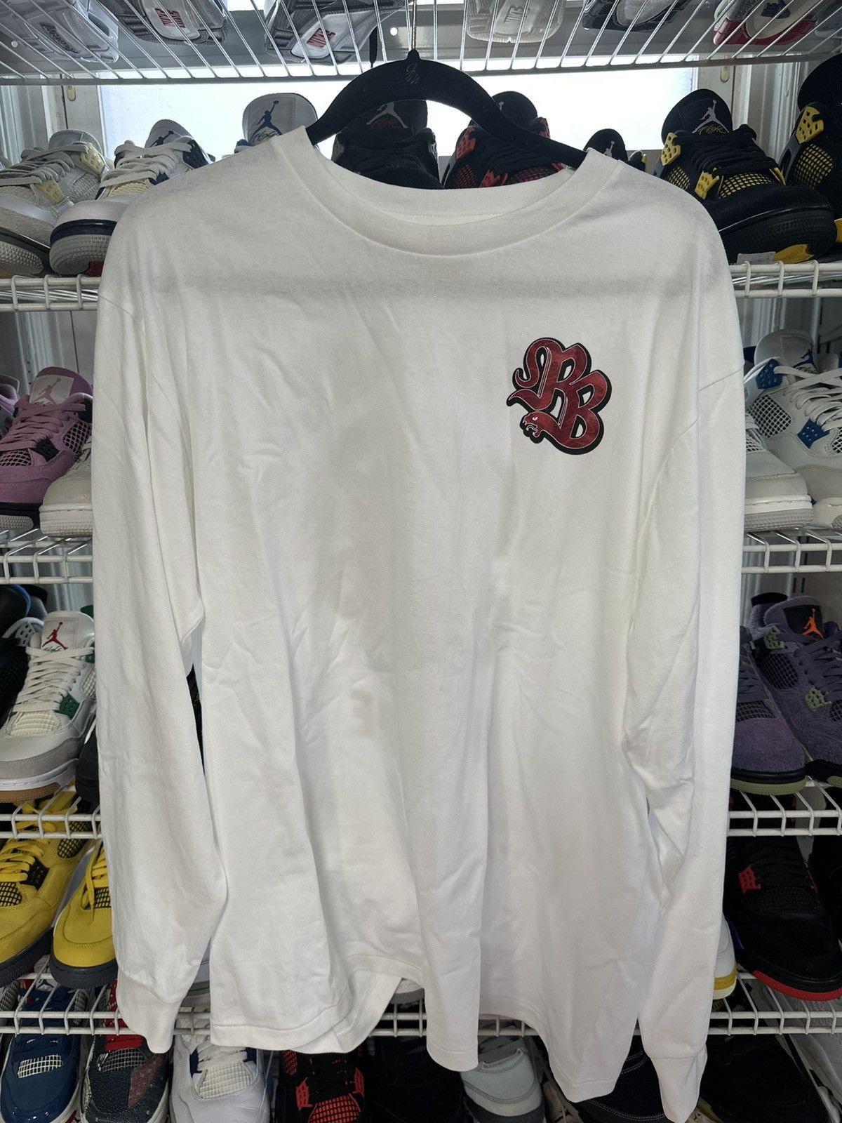 Bape Bape ‘A rising ape white’ Long Sleeve Tee Size US XL / EU 56 / 4 - 2 Thumbnail