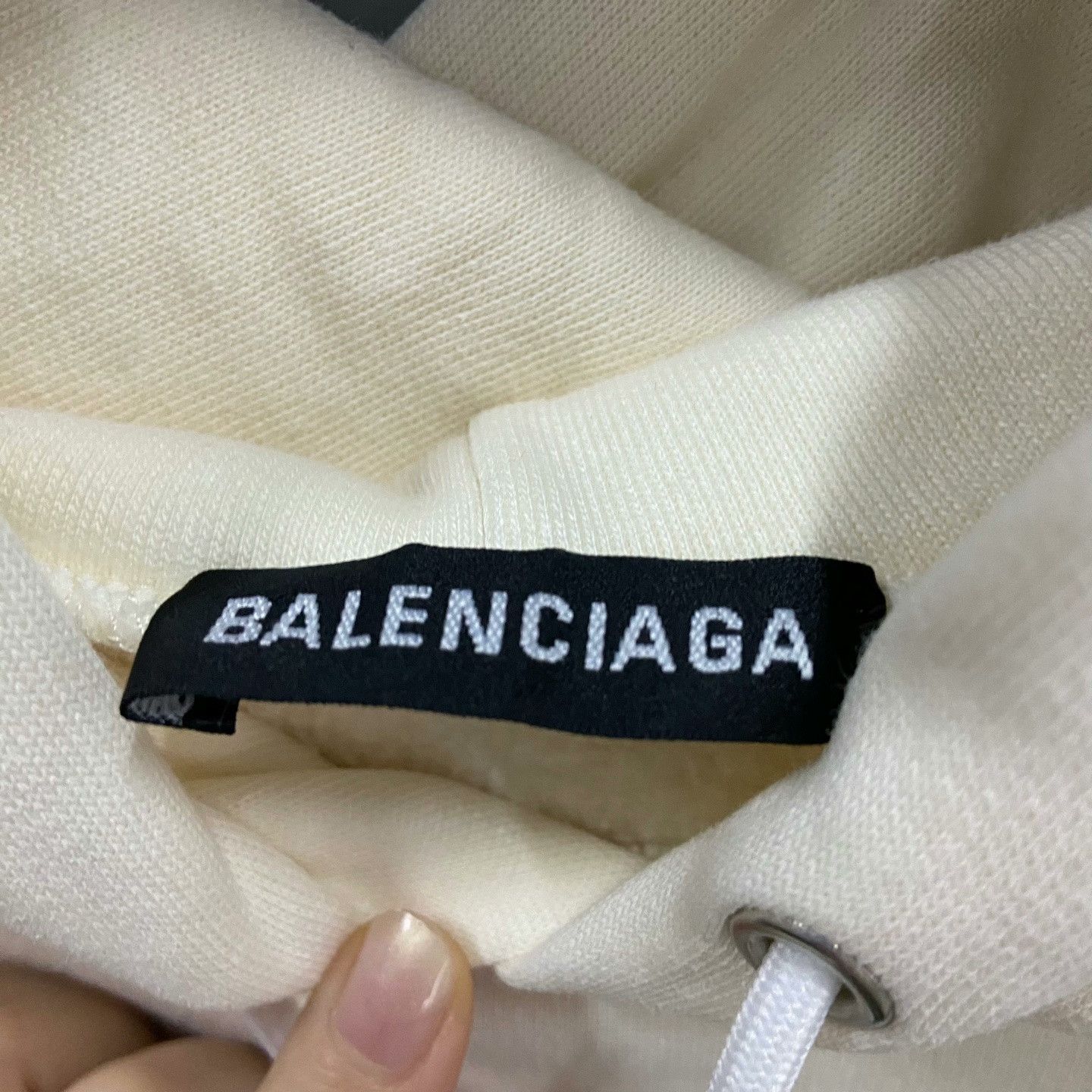 Balenciaga Balenciaga Logo Print Hoodie Size US L / EU 52-54 / 3 - 3 Thumbnail