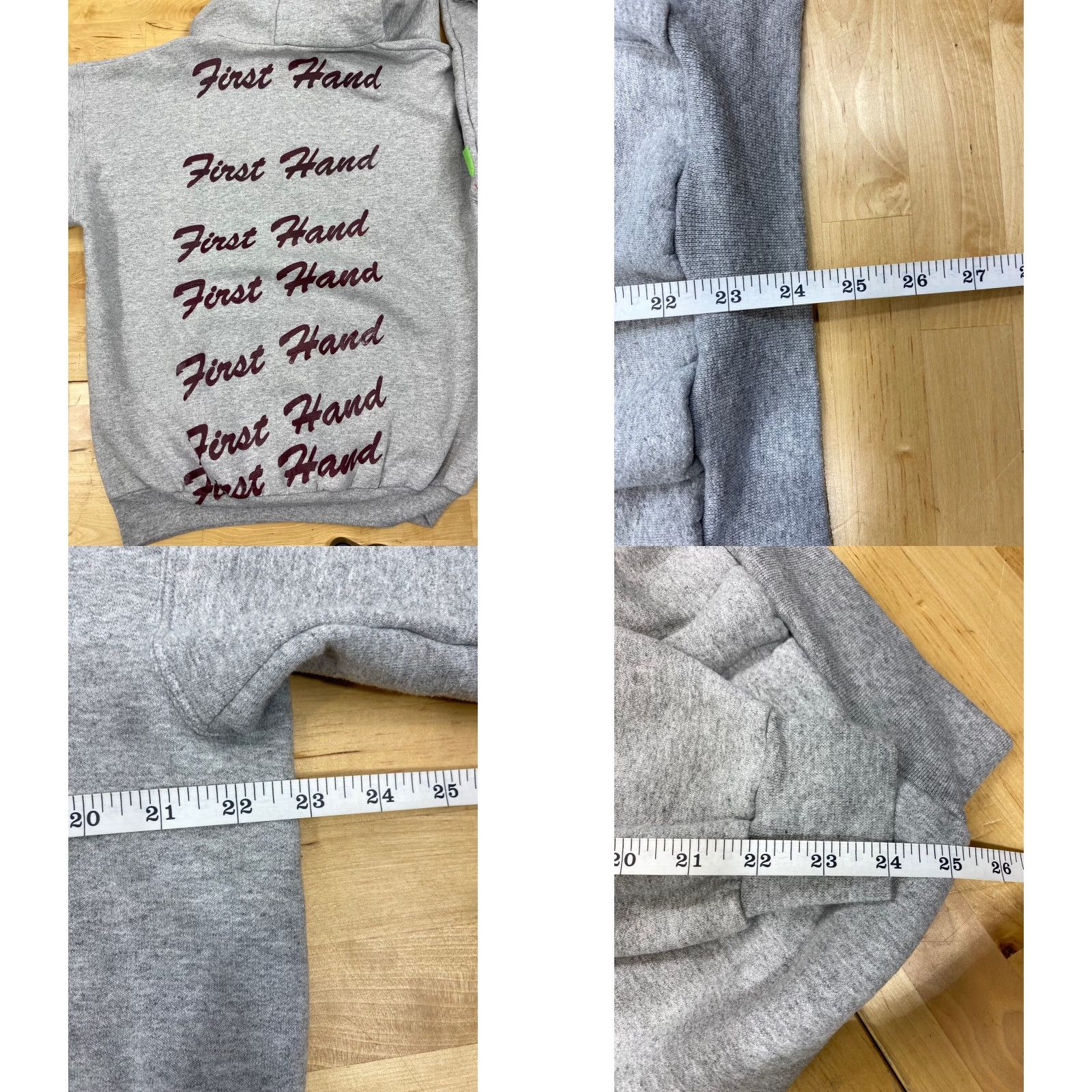 Disney VINTAGE Disneyland Gray Hoodie Unisex Adults M Disney Graphic Print Hooded Pullover Drawstring 1701 First Hand Mens Womens Boys Girls Size US M / EU 48-50 / 2 - 8 Thumbnail