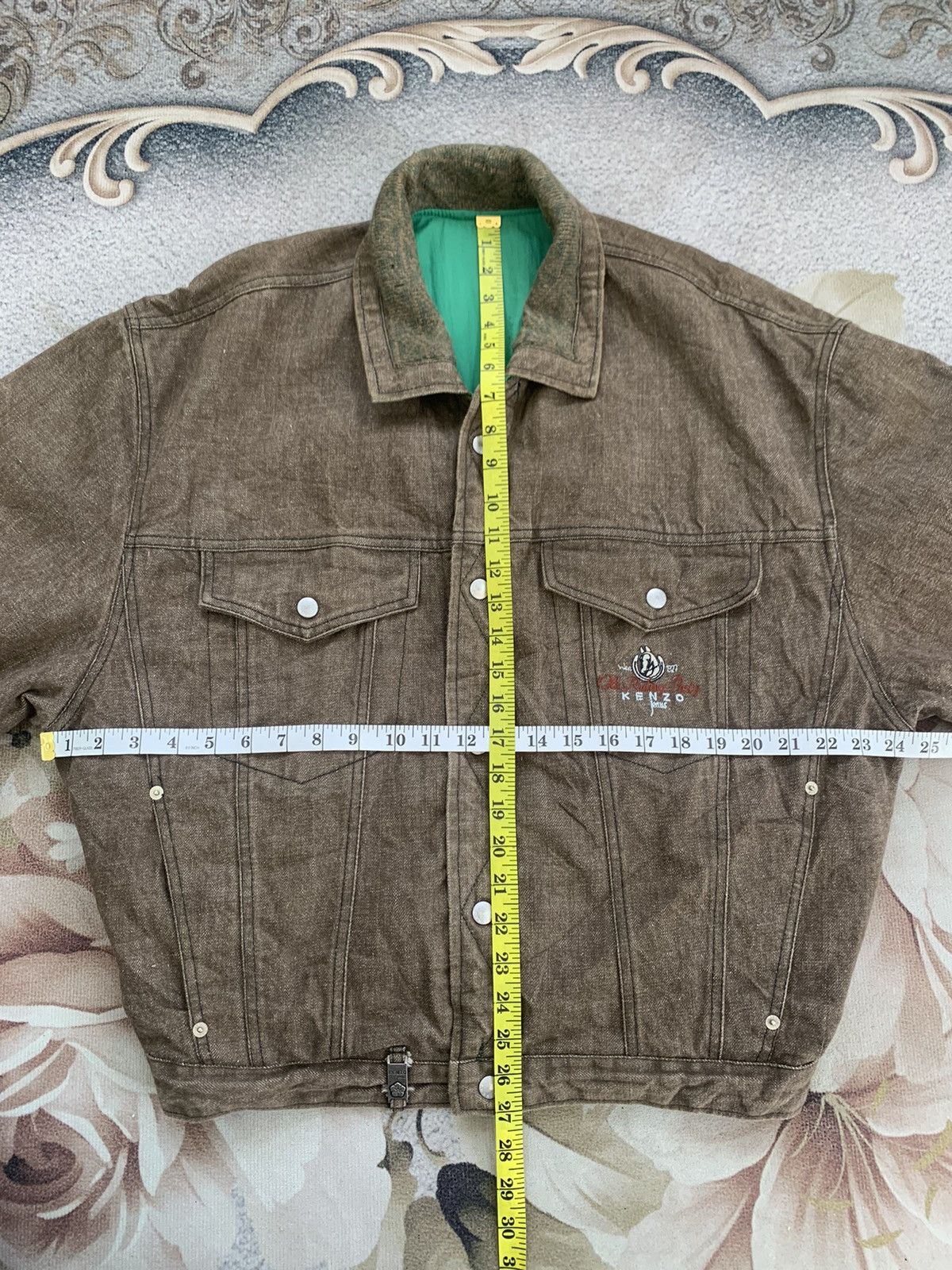 Kenzo Rare Vtg Kenzo Reversible Trucker Bomber Jacket Size US L / EU 52-54 / 3 - 17 Thumbnail
