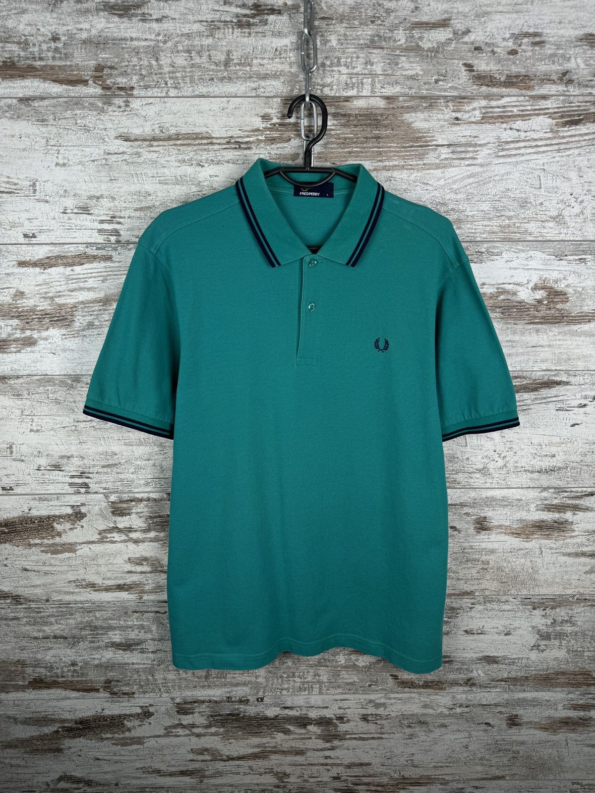 Fred Perry × Vintage Mens Vintage Fred Perry Polos T-shirt polos tee Size US L / EU 52-54 / 3 - 1 Thumbnail