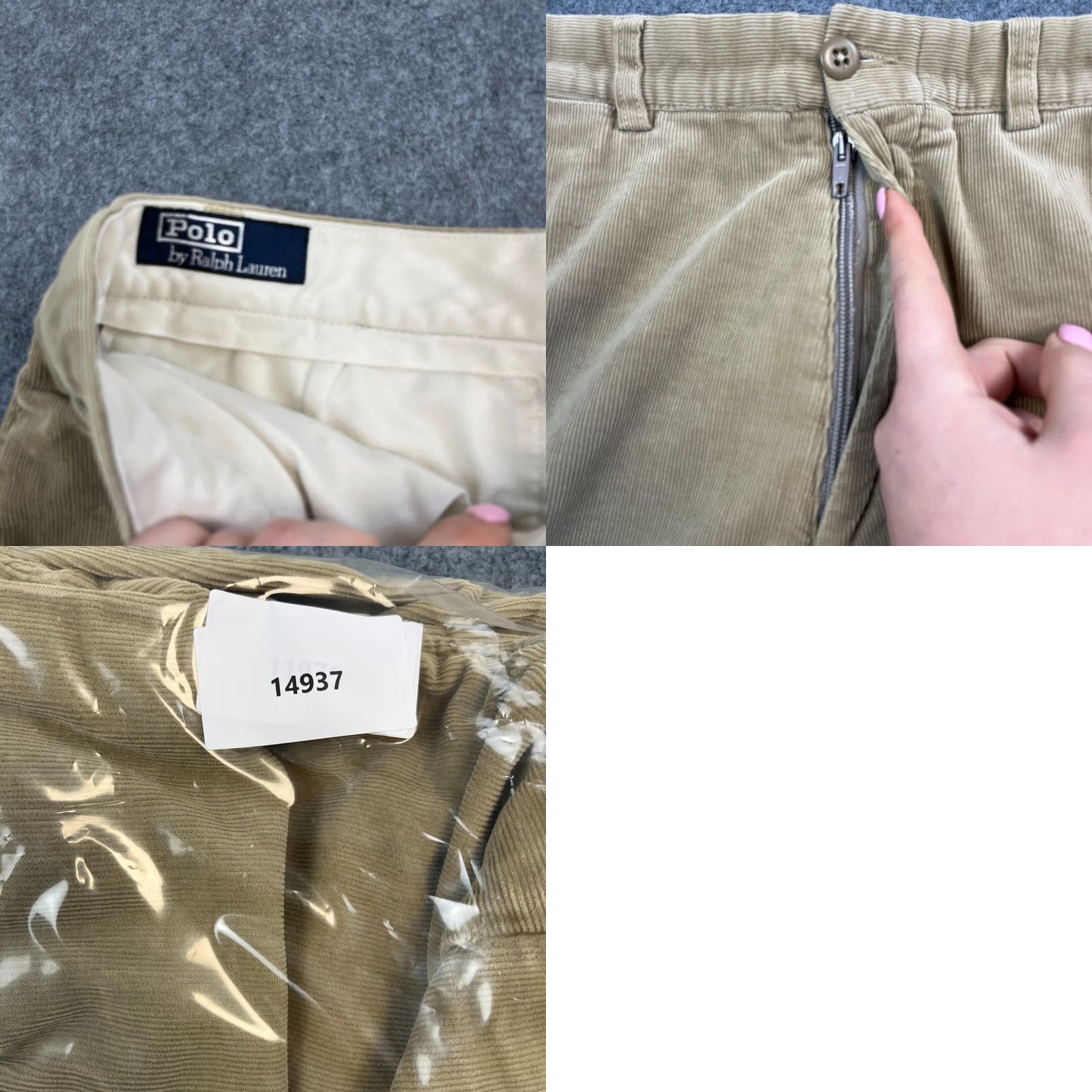Polo Ralph Lauren Polo Ralph Lauren Mens Corduroy Trousers Pants Straight 32 Beige Vintage Size US XS / EU 42 / 0 - 8 Thumbnail