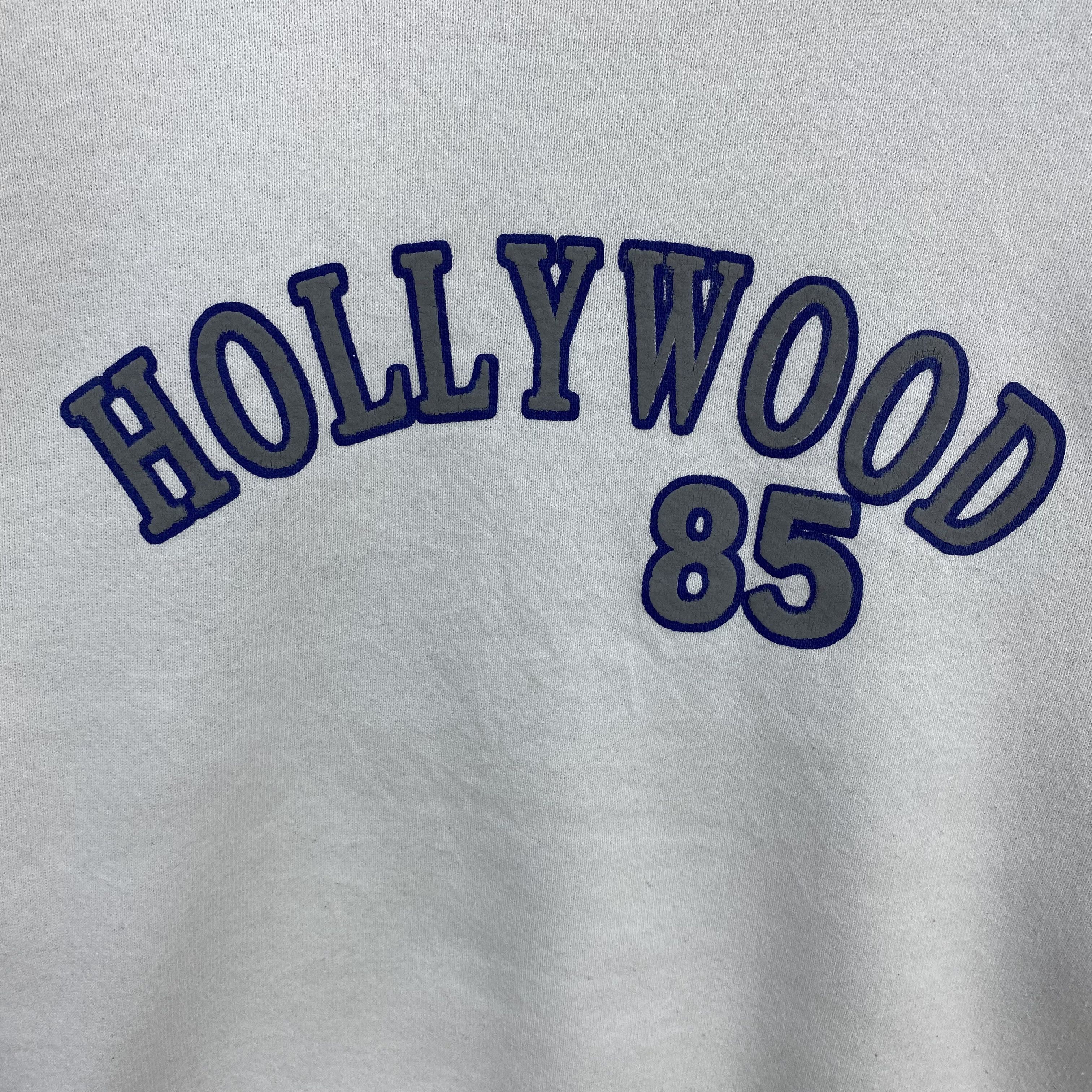 Vintage Vintage Y2K Fruit Of The Loom Sweatshirt Hollywood 85 USA Size US M / EU 48-50 / 2 - 2 Thumbnail