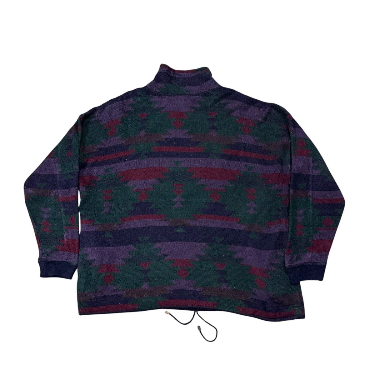 Billabong Vintage Billabong Native Design Turtleneck Fleece Jacket Size US L / EU 52-54 / 3 - 11 Thumbnail