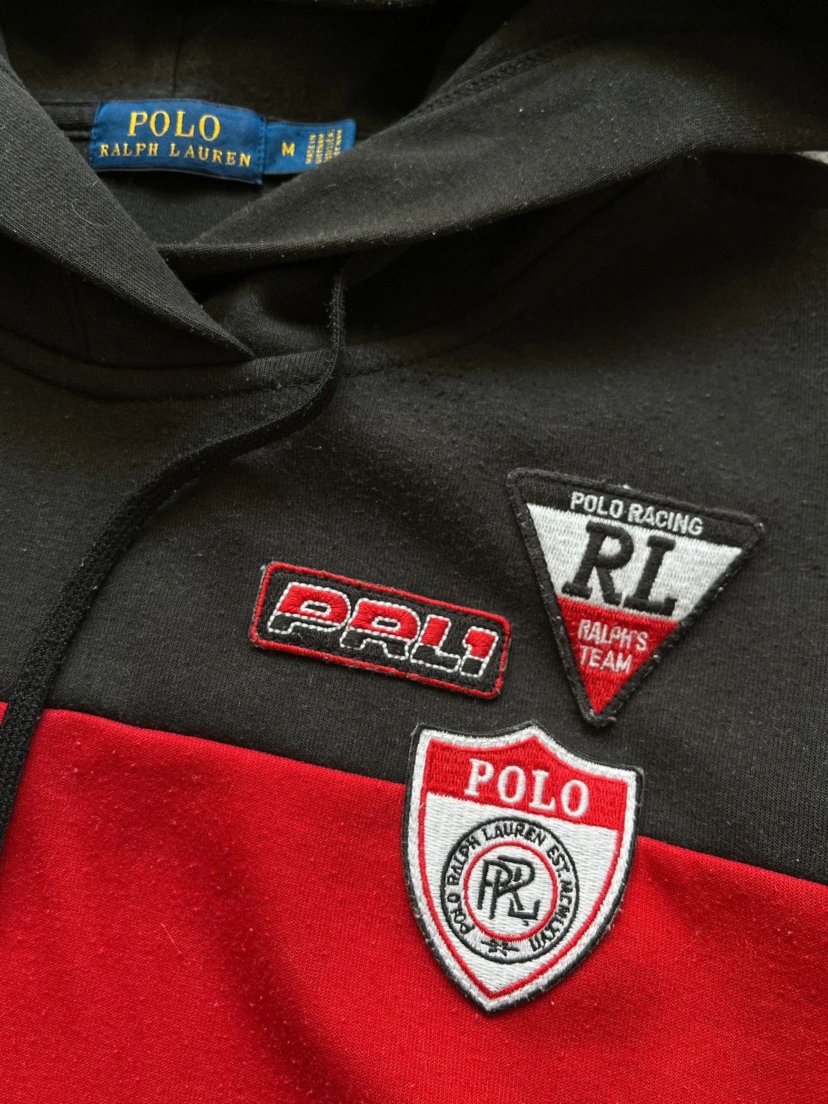 Polo Ralph Lauren Ralph Lauren Polo Racing Retro Hoodie Sz M 2019 Patch Logo Size M / US 6-8 / IT 42-44 - 3 Thumbnail