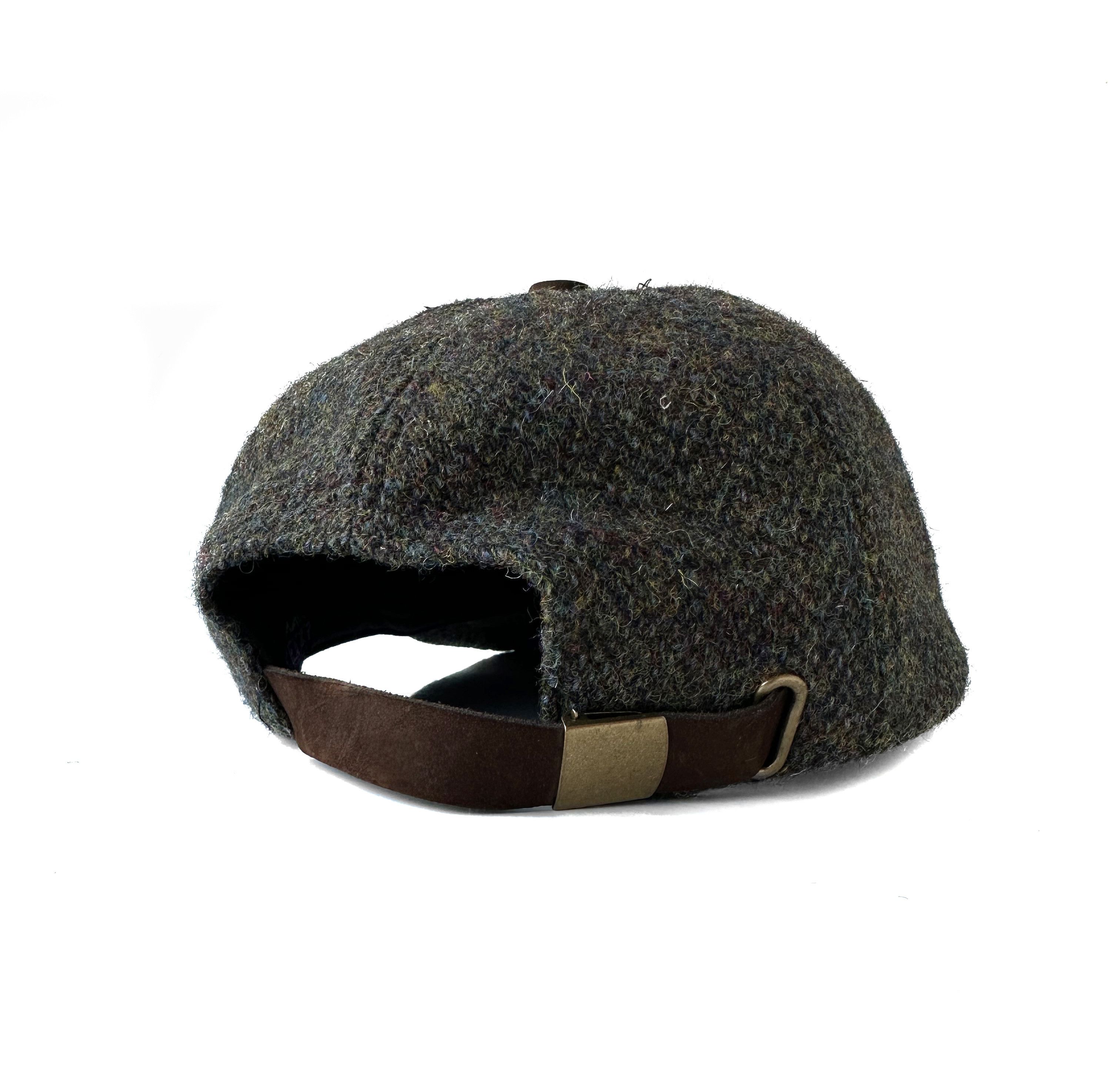 Harris Tweed Harris Tweed melange green cap Size ONE SIZE - 4 Thumbnail