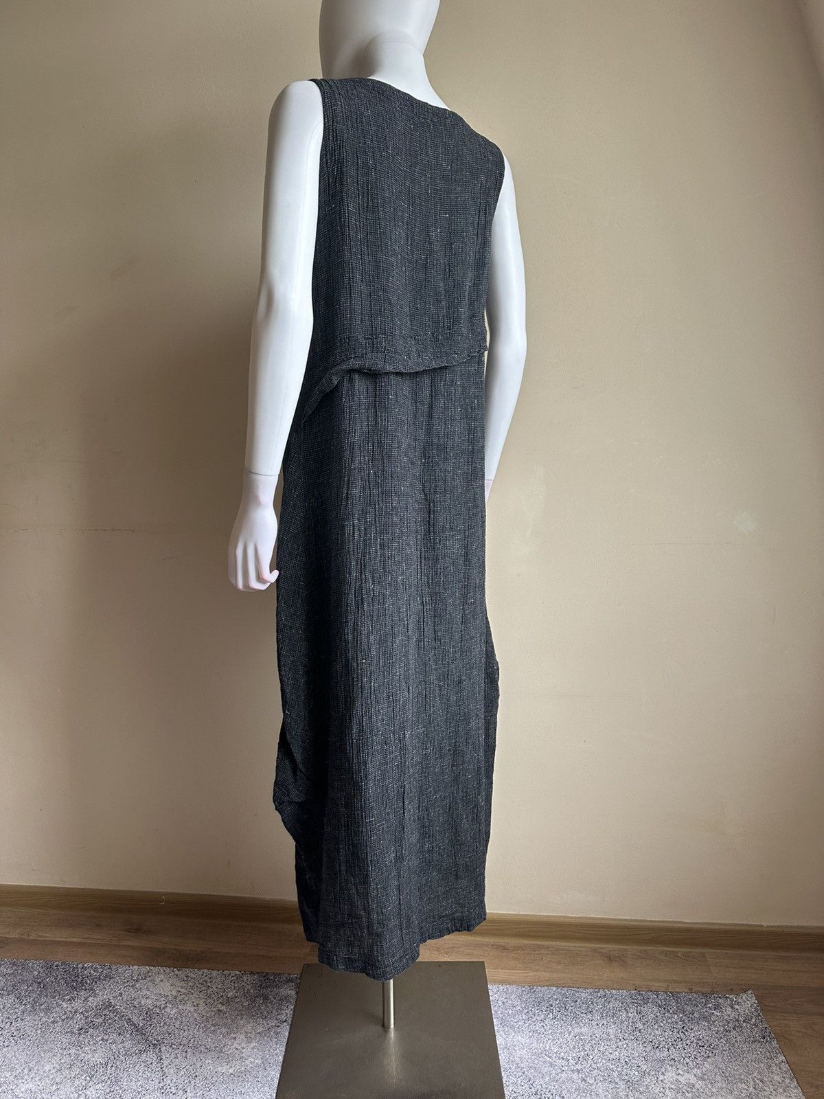 OSKA dresses for women ISCHIKO by OSKA avantgarde grey US10 Linen Size L / US 10 / IT 46 - 6 Thumbnail