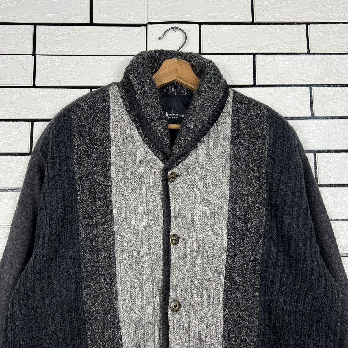 Other ARNALDO BASSINI Knitted Button Jacket #4037-C183 Size US L / EU 52-54 / 3 - 2 Thumbnail